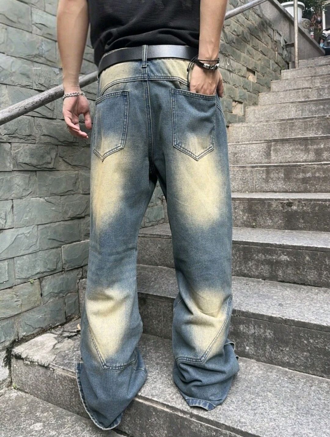 Japanese Brand × Jean Button Decor Pocket Simple Denim Jeans sh Size US 36 / EU 52 - 2 Thumbnail