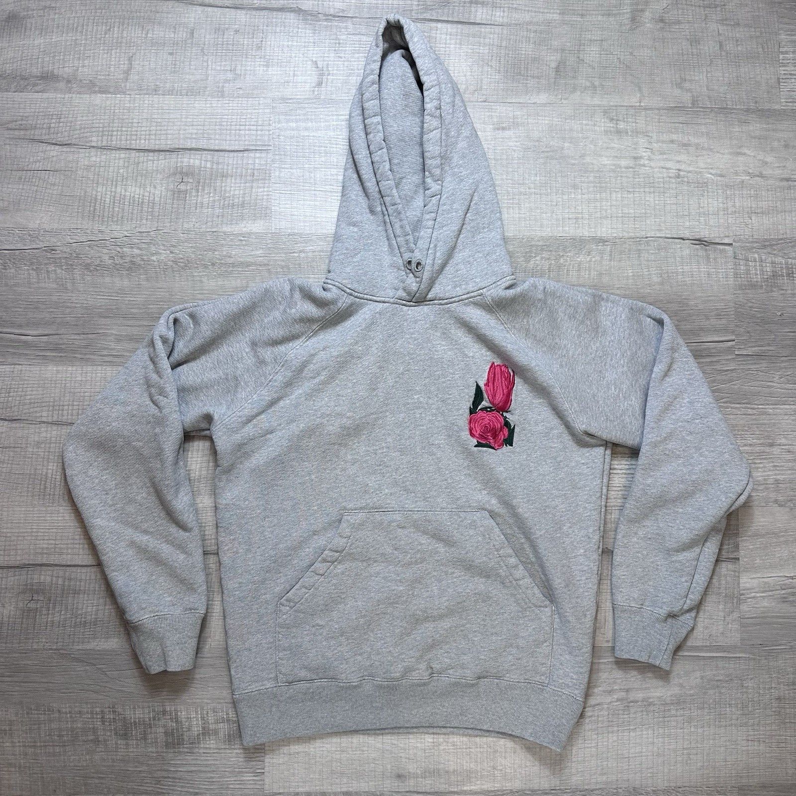 Soulland SOULLAND Rose Hoodie Pullover Sweatshirt Small Embroidered Size US S / EU 44-46 / 1 - 1 Thumbnail