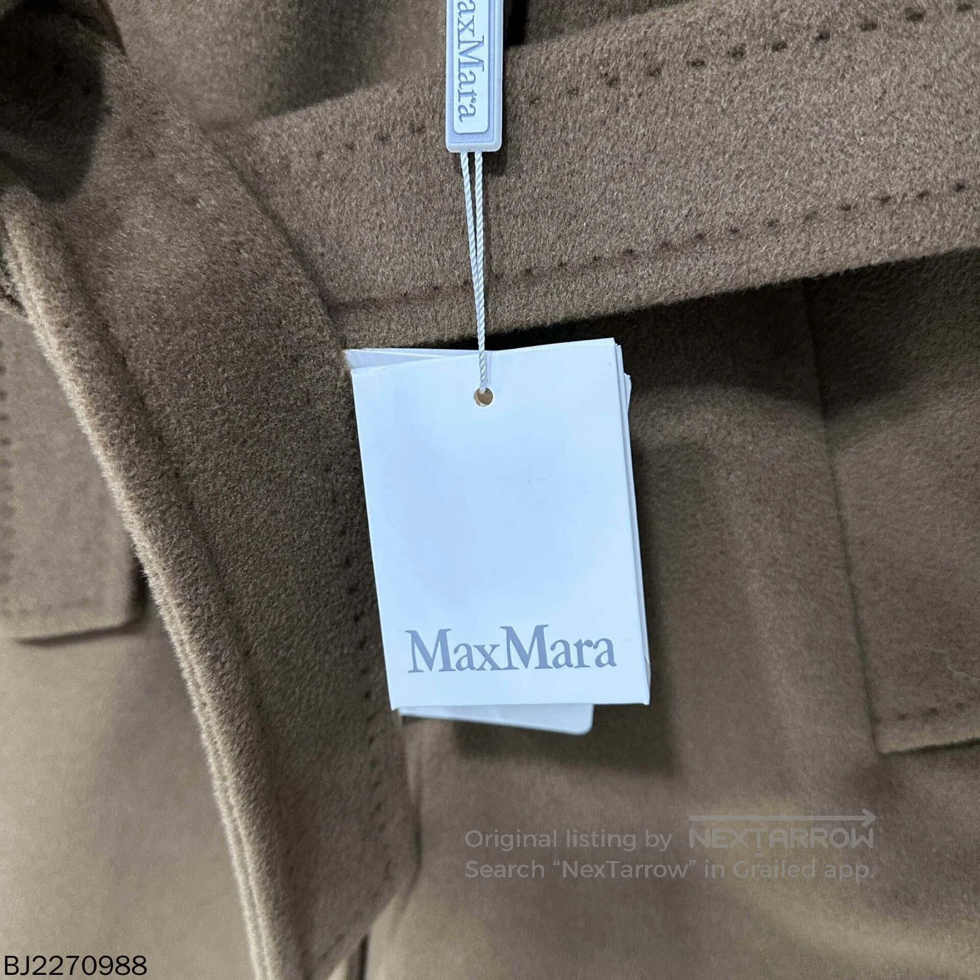 Other deep brown MaxMara 101801 coat. Size US S / EU 44-46 / 1 - 6 Thumbnail