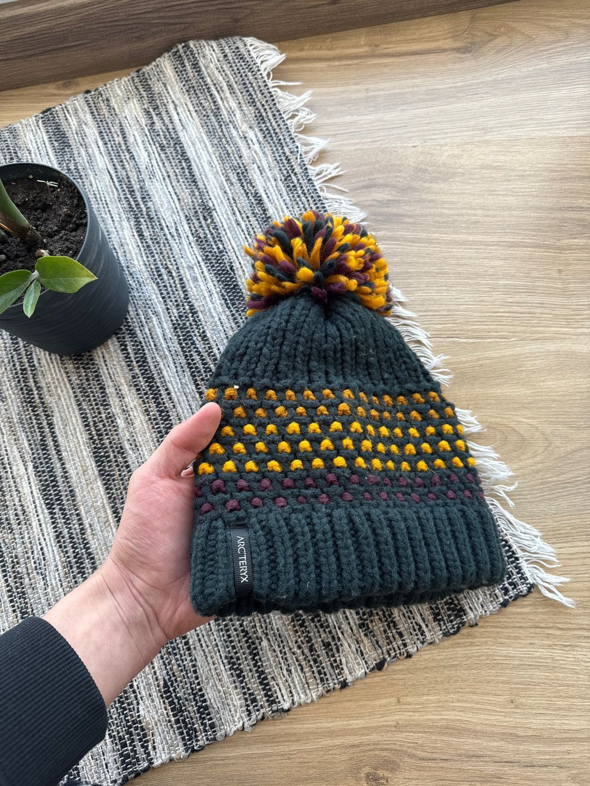 Arc'teryx × Vintage Vintage Arcteryx knitted beanie hat Size ONE SIZE - 2 Thumbnail