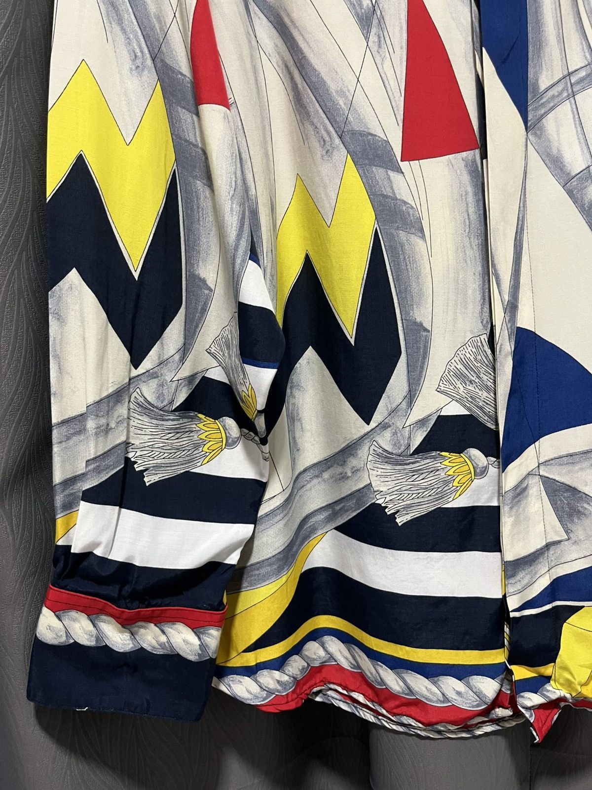 Other Le Hangar Paris Multicolor Sailboat Rare 90s Rayon Shirt Size US M / EU 48-50 / 2 - 4 Thumbnail