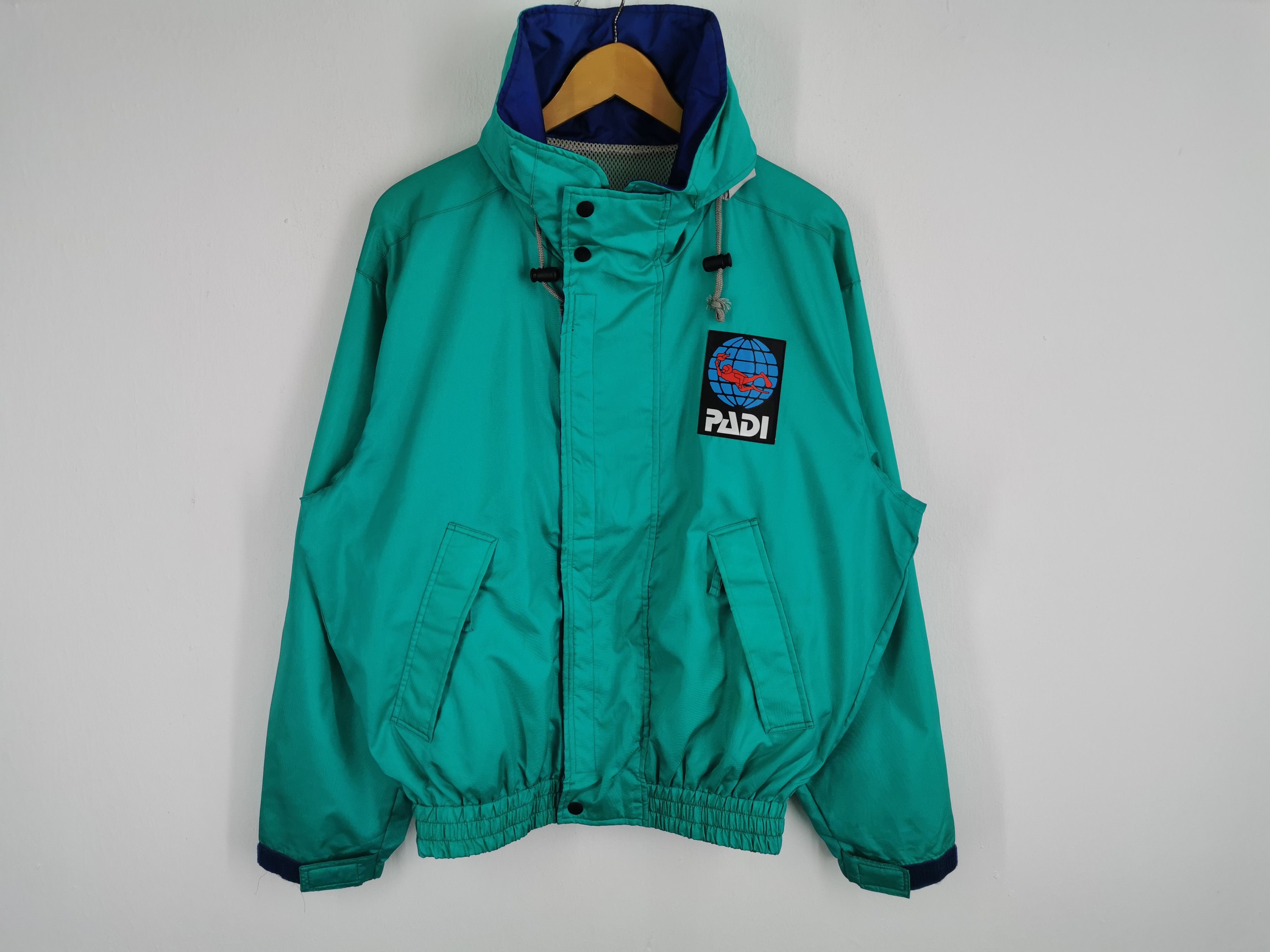 Vintage Vintage 90s PADI World Scuba Diving Club Windbreaker Nylon Size US L / EU 52-54 / 3 - 2 Thumbnail