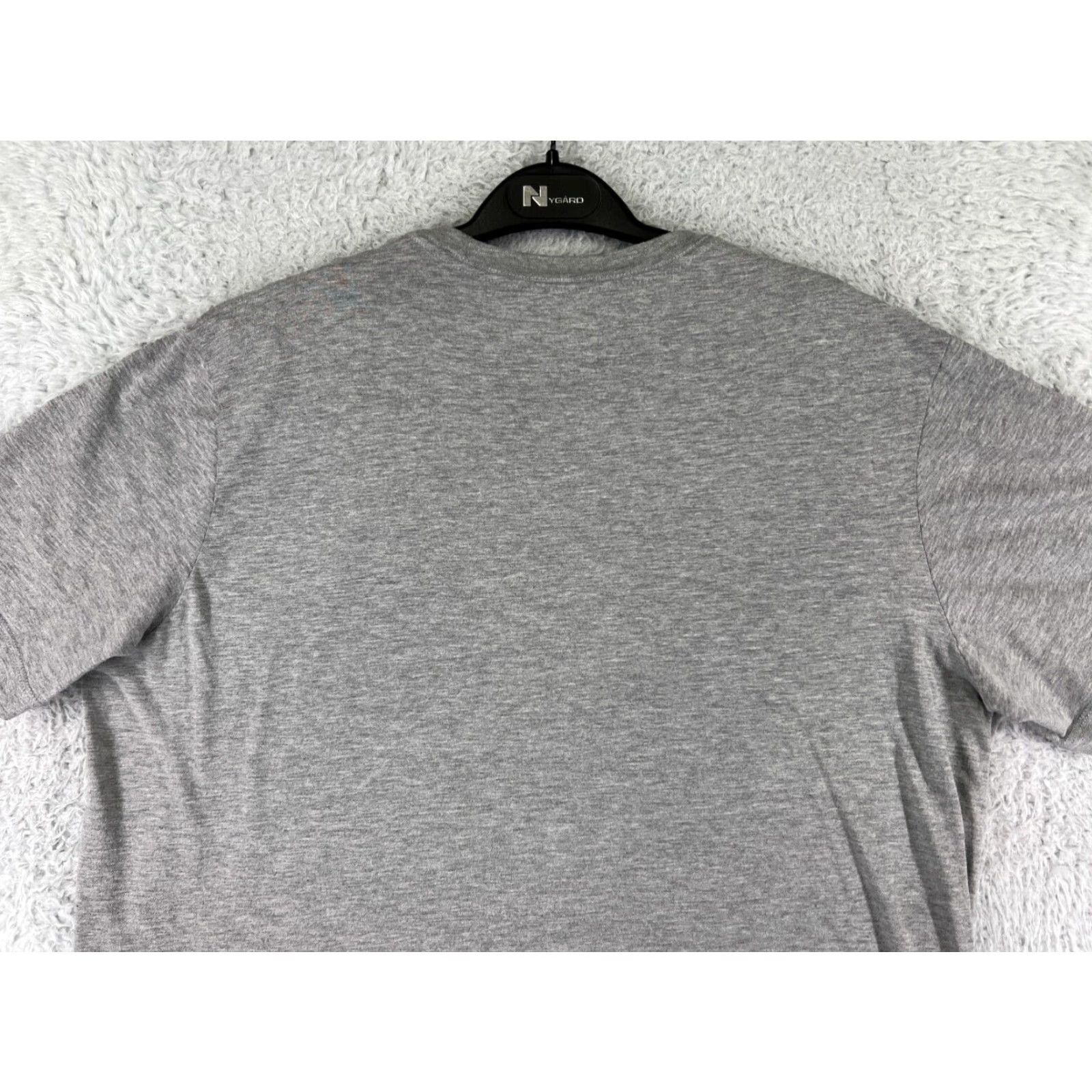 Nike Nike Men’s Gray Logo Graphic Short Sleeve T-Shirt 100% Cotton Crew Neck Sports Activewear Regular Size Large Size US L / EU 52-54 / 3 - 7 Thumbnail