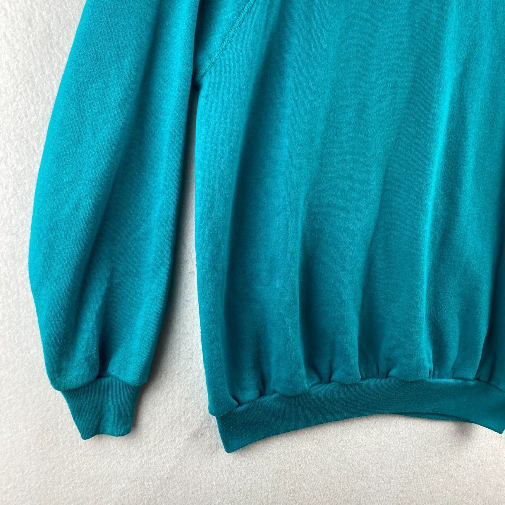 Tultex VINTAGE Tultex Sweatshirt Mens XL Teal USA Made 80s 90s Fleece Pullover Jogger Shirt Men XL Teal USA Made 80s 90s Pullover Sweatshirt Size US XL / EU 56 / 4 - 4 Thumbnail