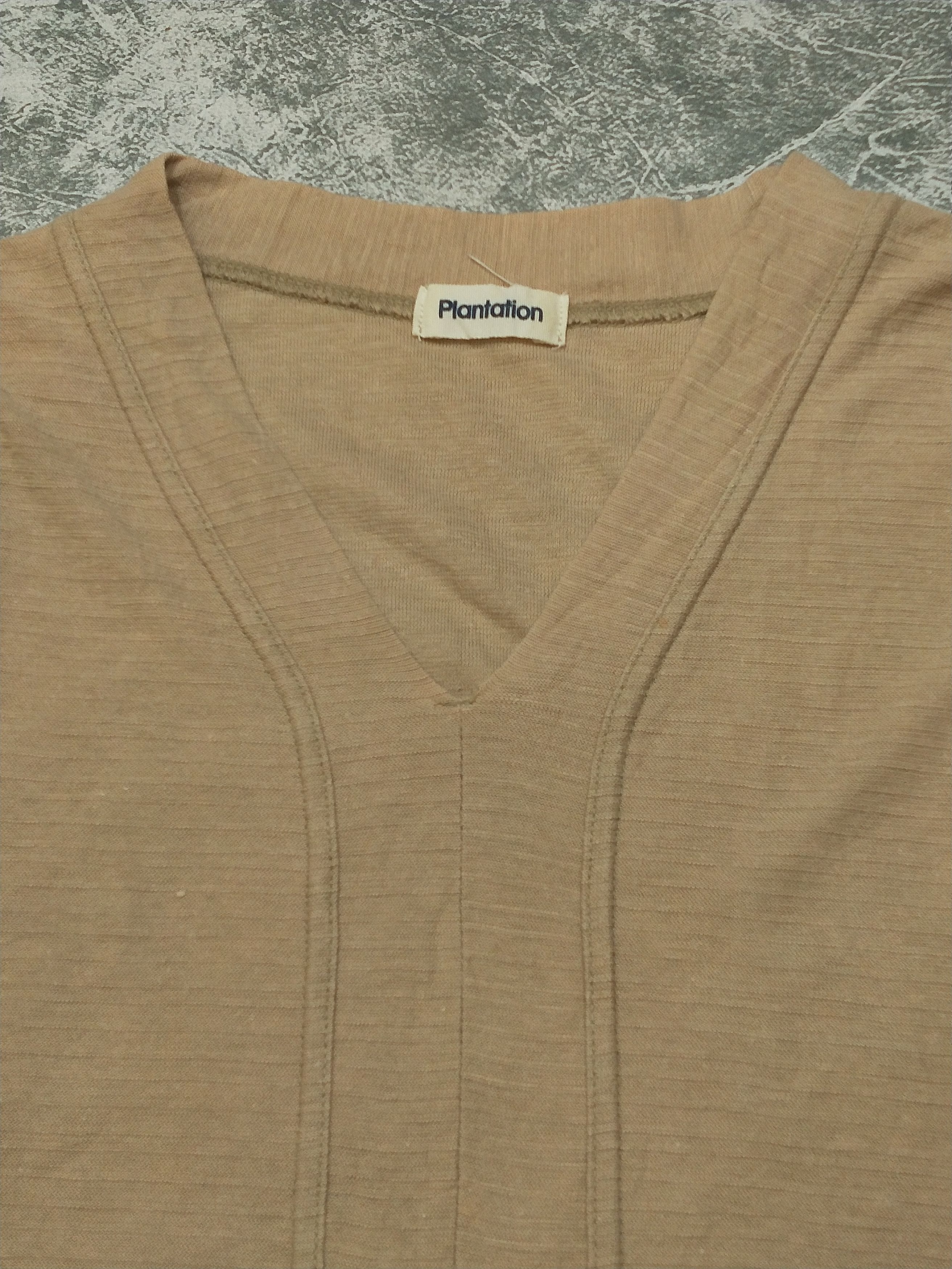 Issey Miyake Plantation by Issey Miyake Vneck stripe Size M / US 6-8 / IT 42-44 - 2 Thumbnail