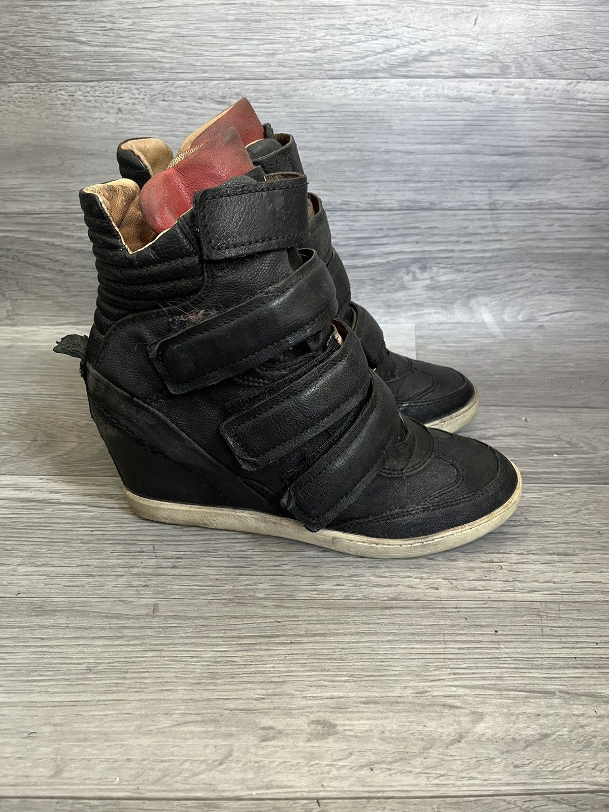 A.S.98 A.S.98 black strappy grunge wedge boots , isabel marant Y2k Size US 8 / IT 38 - 6 Thumbnail