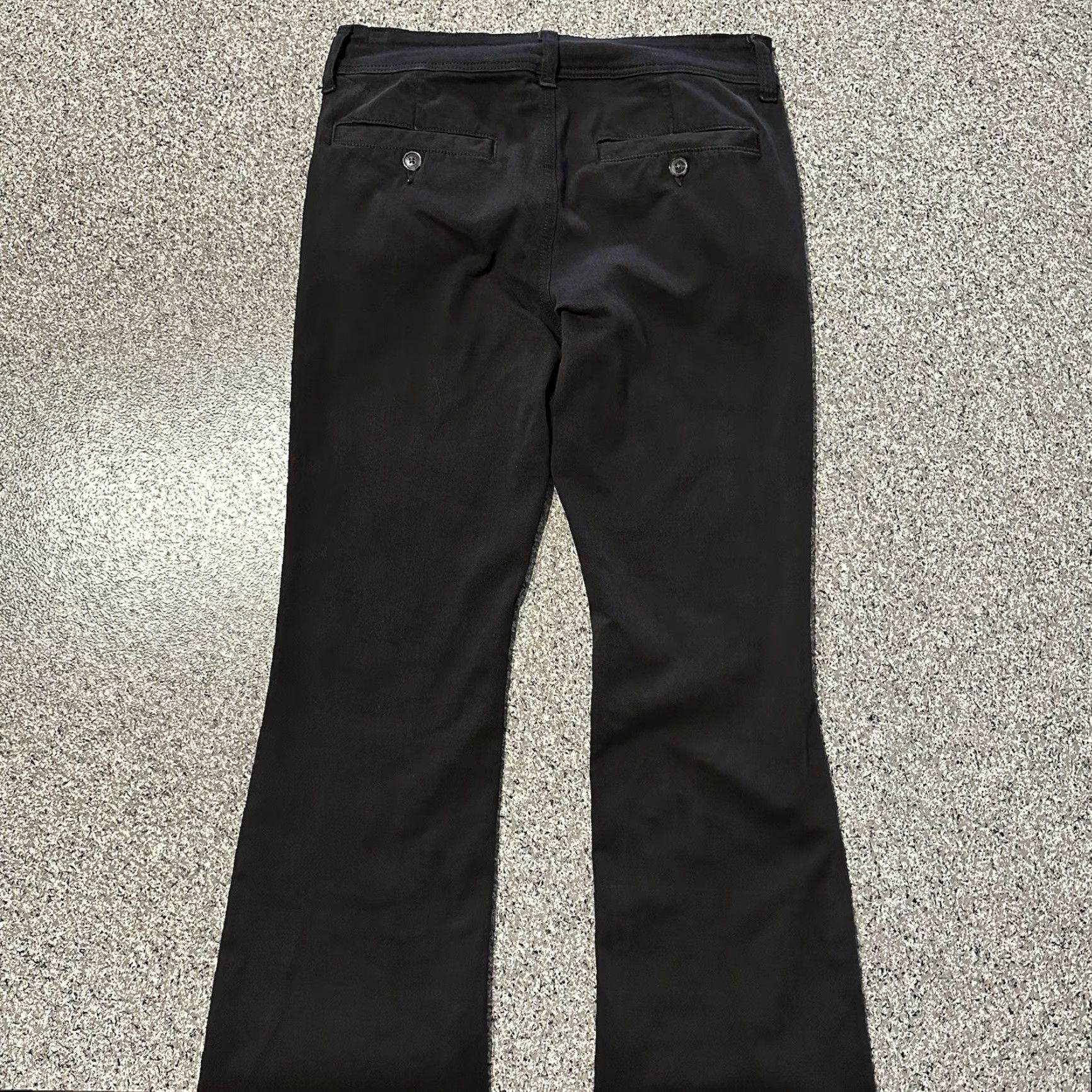 American Eagle Outfitters American Eagle Outfitters Pants Womens 6 Regular 28x30 Bootcut Chino Black Y2K Black Size 28" / US 6 / IT 42 - 3 Thumbnail