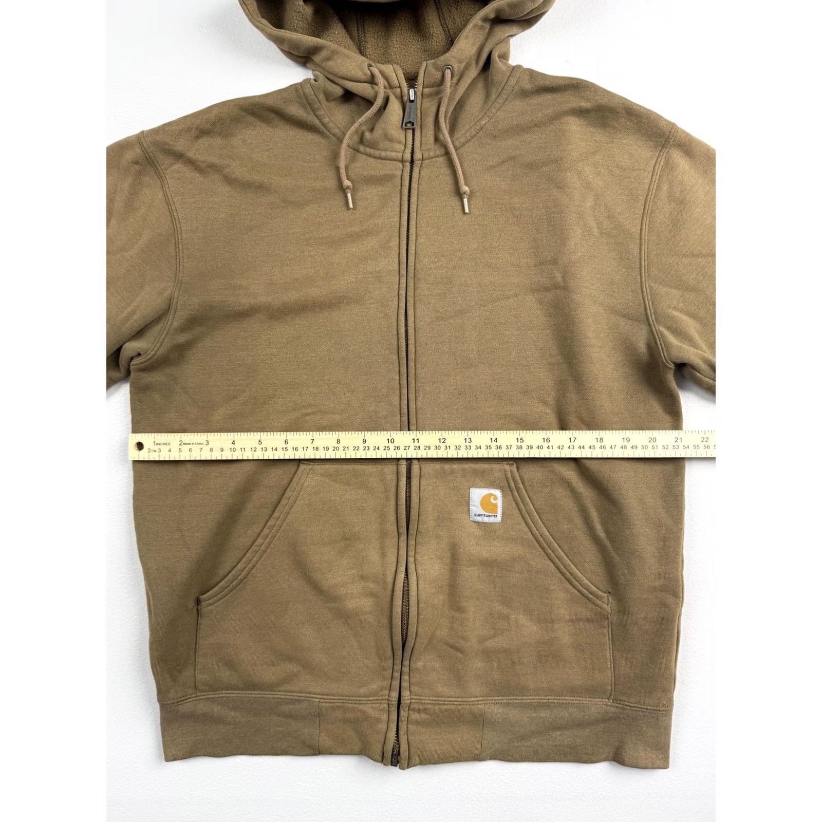 Carhartt Carhartt Hoodie Mens M Brown Full Zip Fleece Pockets Sweatshirt Jacket Style Size US M / EU 48-50 / 2 - 5 Thumbnail