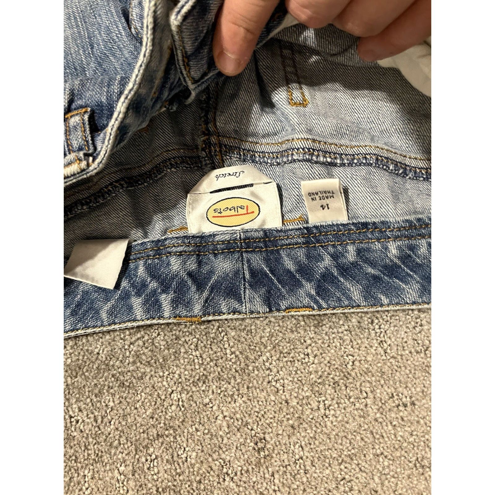 Talbots VINTAGE Talbots Stretch Women's Straight Jeans Size 14 Blue Denim Size 36" / US 14 / IT 50 - 5 Thumbnail
