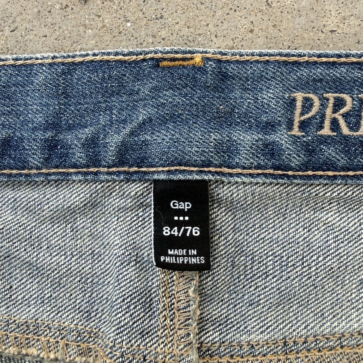 Gap Vintage Gap Flare Bootcut Faded Denim Jean Pants W35x30.5 Size US 35 - 10 Thumbnail