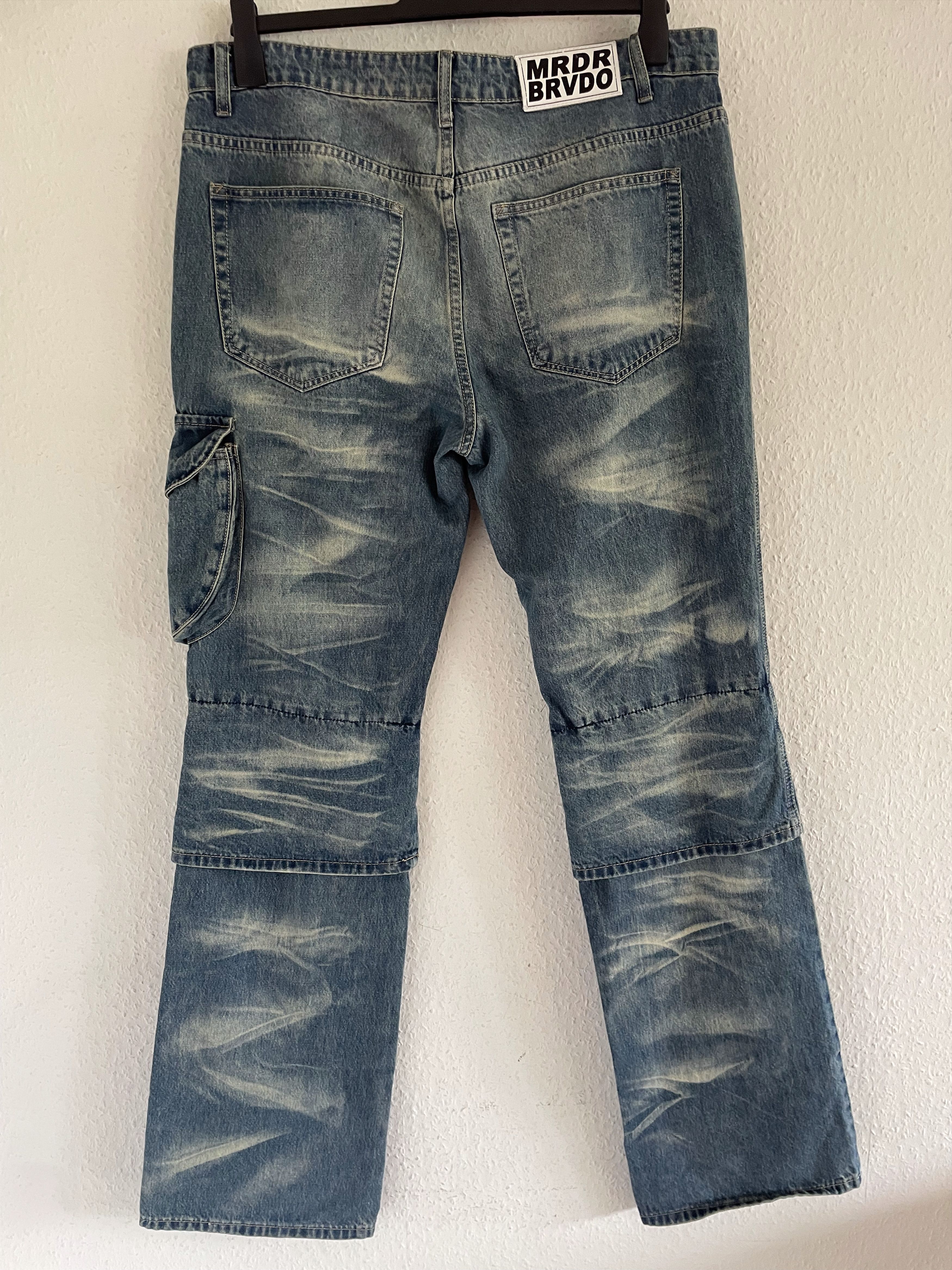 Who Decides War Arch Knee Cargo Jeans Size US 36 / EU 52 - 13 Thumbnail