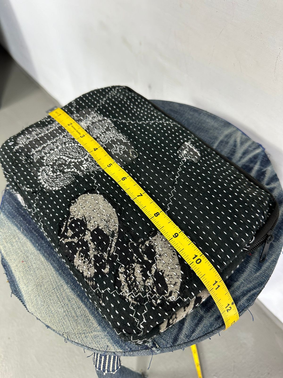 Other Custom Made Distressed Paisley Patchwork Clutch by Ahado Size ONE SIZE - 9 Thumbnail
