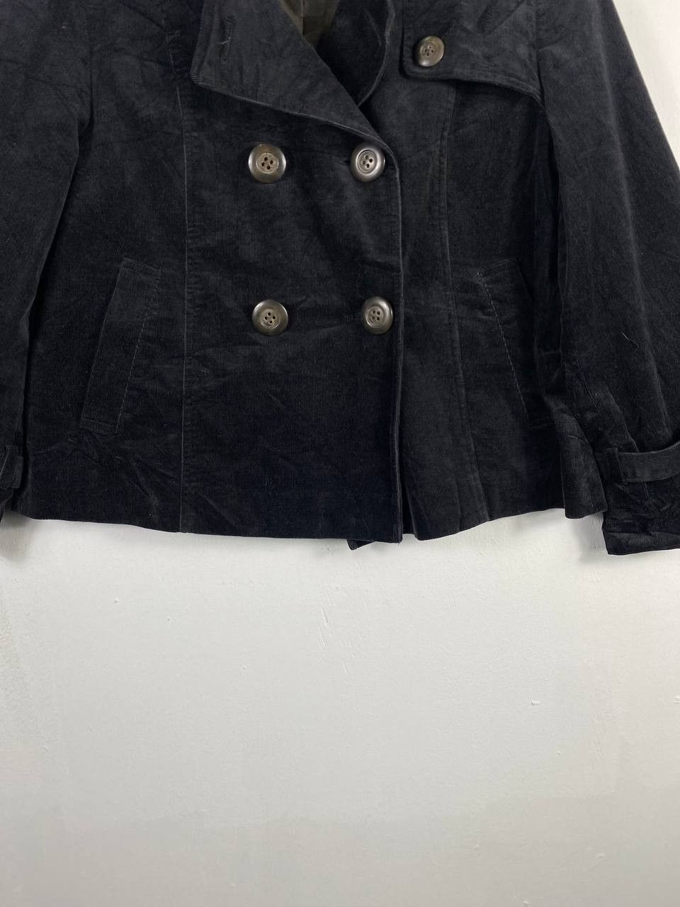 Japanese Brand aller bien crooped corduroy double breast jacket Size M / US 6-8 / IT 42-44 - 3 Thumbnail