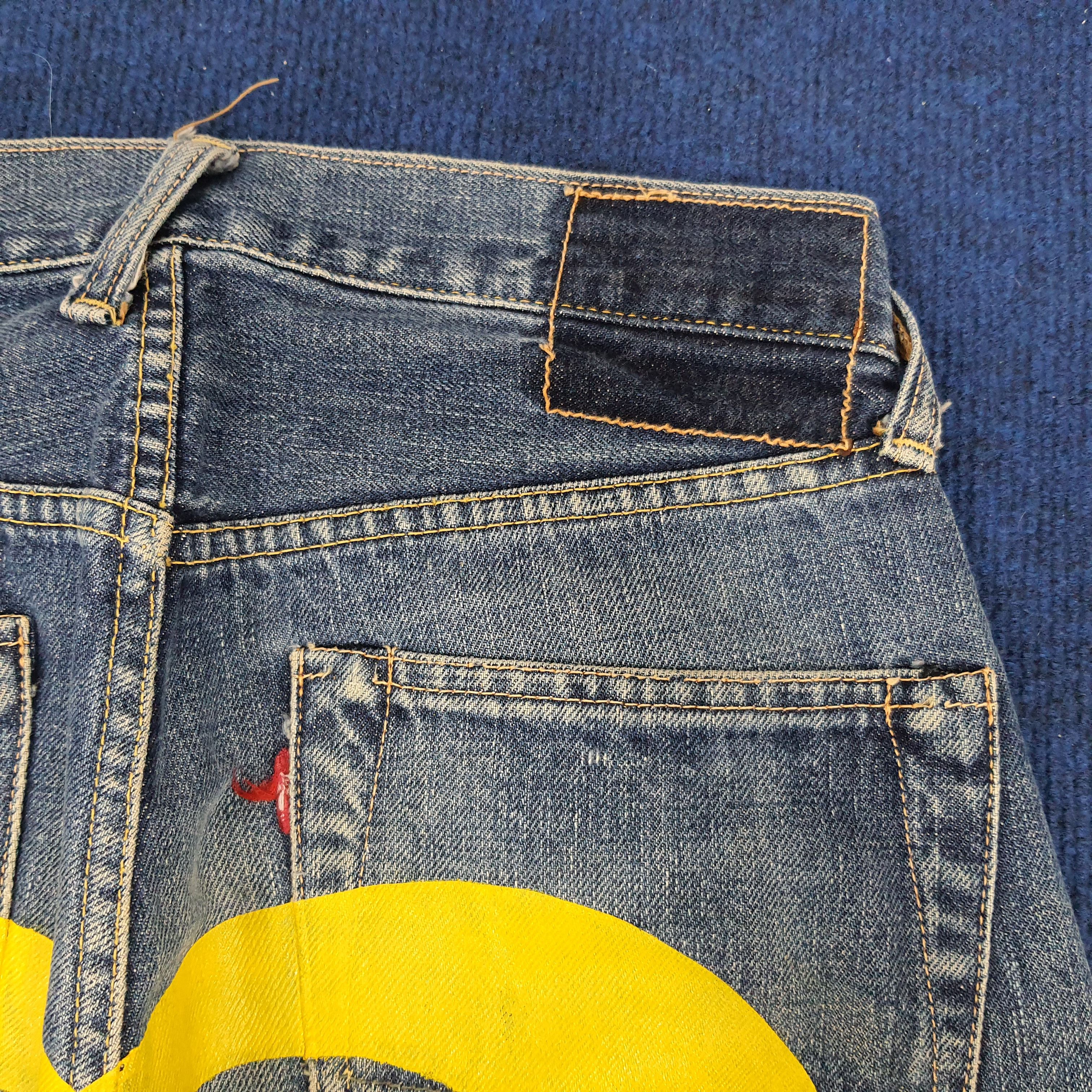Japanese Brand × Vintage Vintage Evisu Salvadge Japan Brand Custom Daicock Jeans Size US 26 / EU 42 - 3 Thumbnail