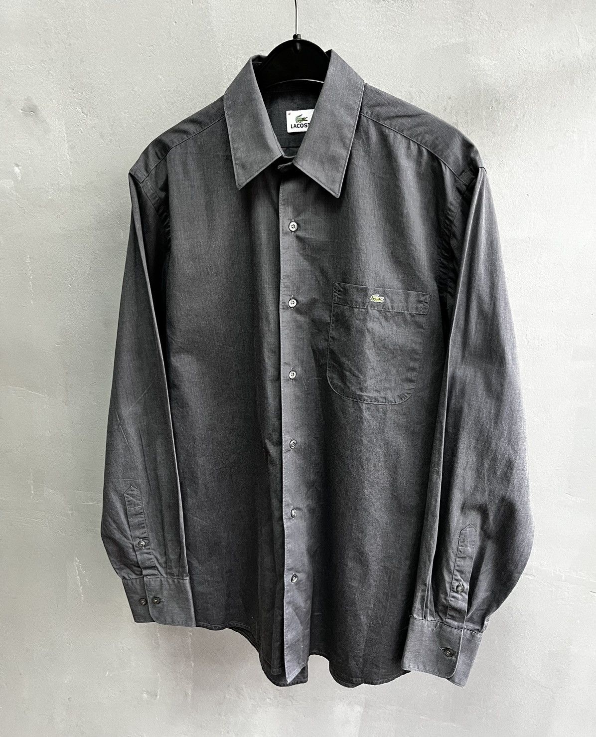 Lacoste × Vintage Lacoste shirt vintage Size US M / EU 48-50 / 2 - 1 Thumbnail