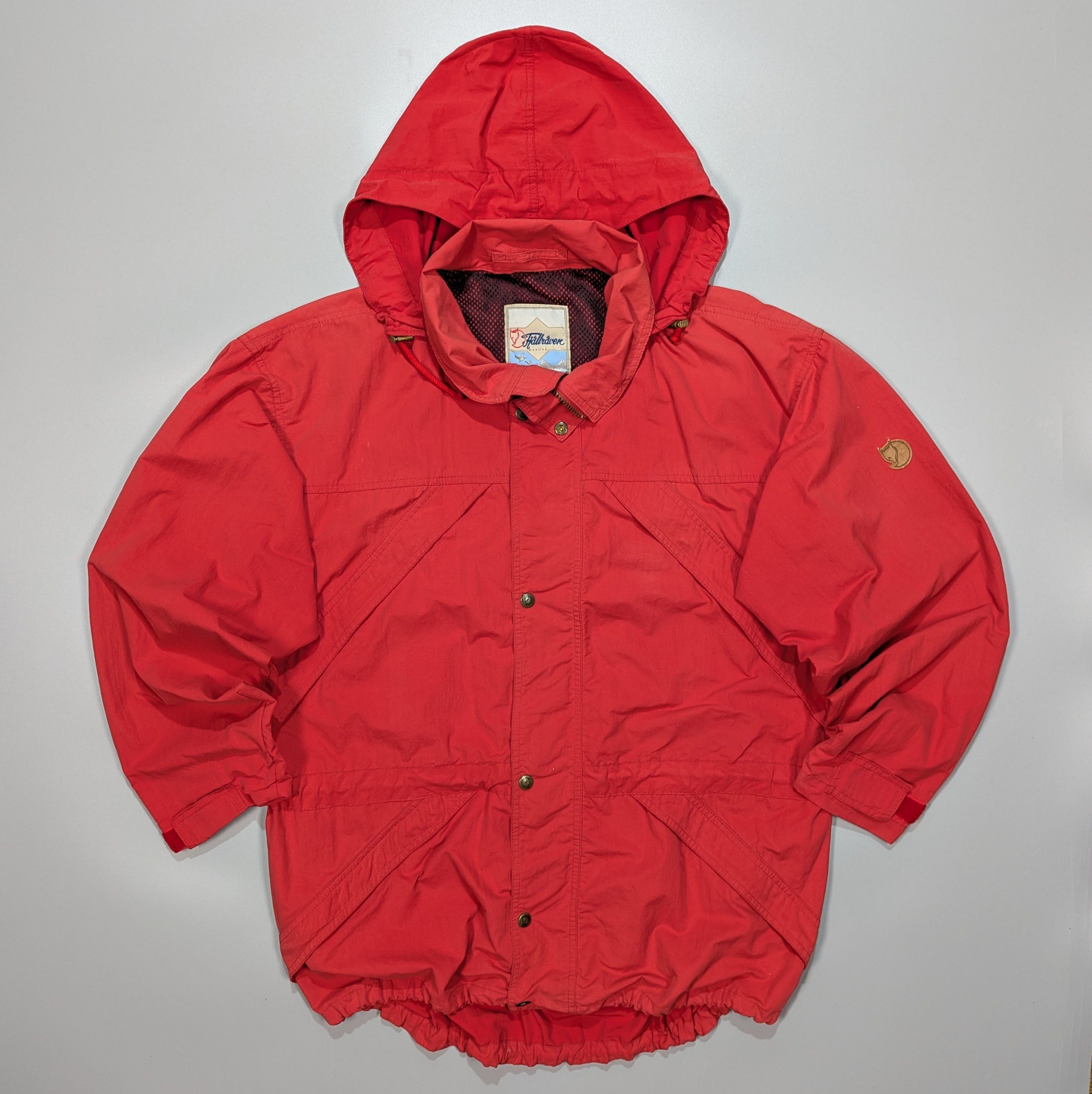 Fjallraven × Vintage Fjallraven Unique Rare Vintage 80s Casual Red Men's Jacket Size US L / EU 52-54 / 3 - 3 Thumbnail
