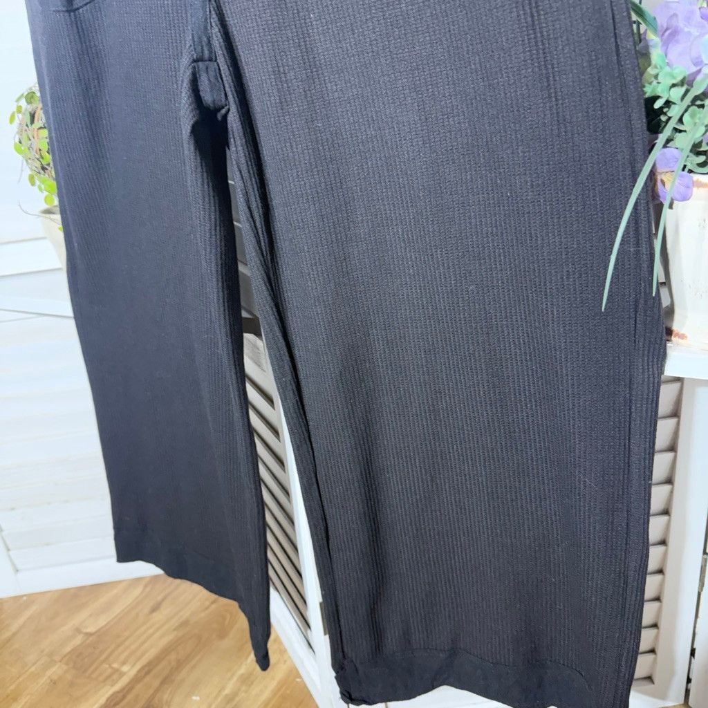 Vintage Y2K black oversized gothic boho cotton overalls wide legs M Size 30" / US 8 / IT 44 - 10 Thumbnail