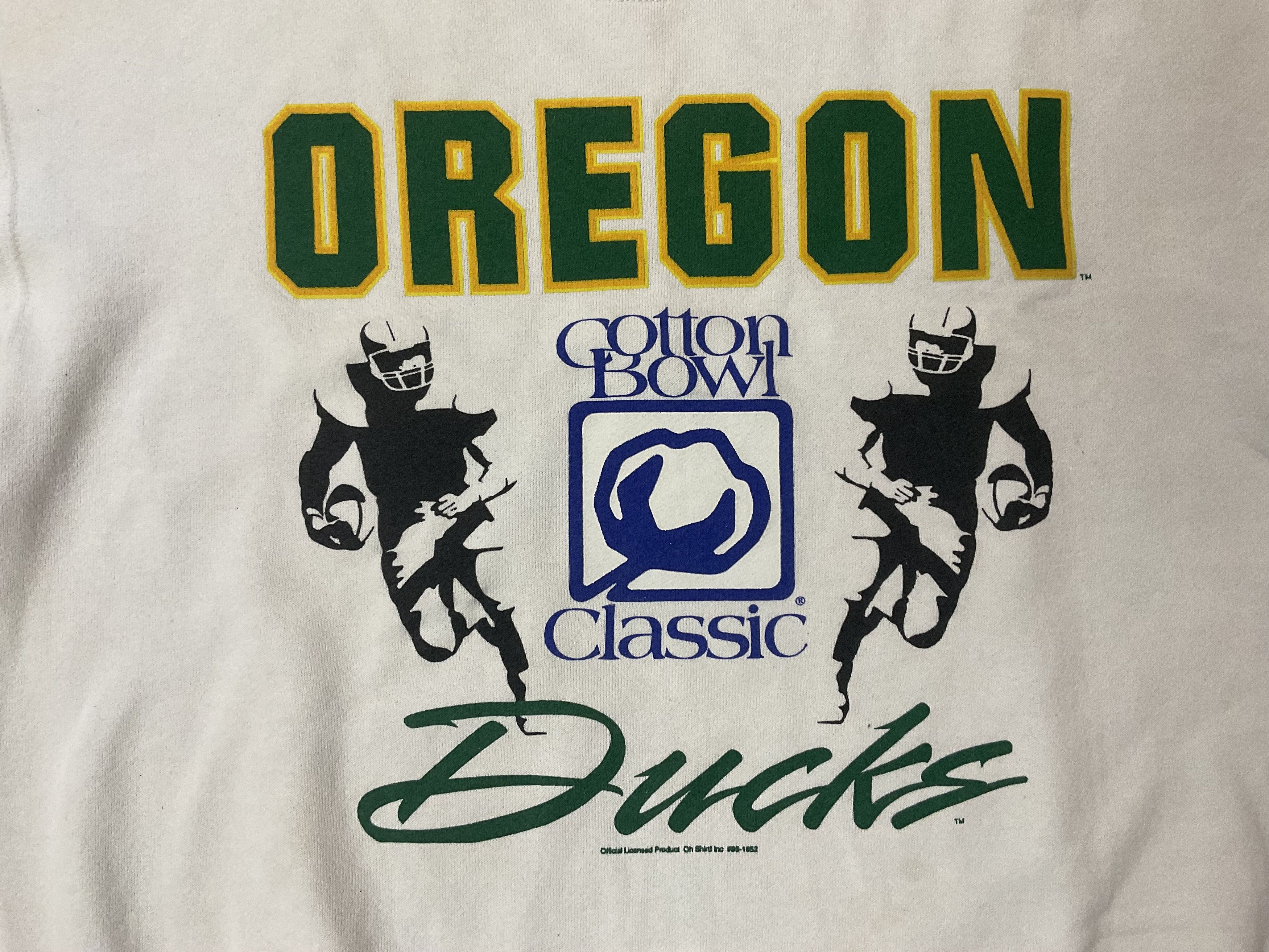 NCAA Vintage 90s Cotton Bowl Classic Oregon Ducks Sweatshirt L Size US L / EU 52-54 / 3 - 2 Thumbnail