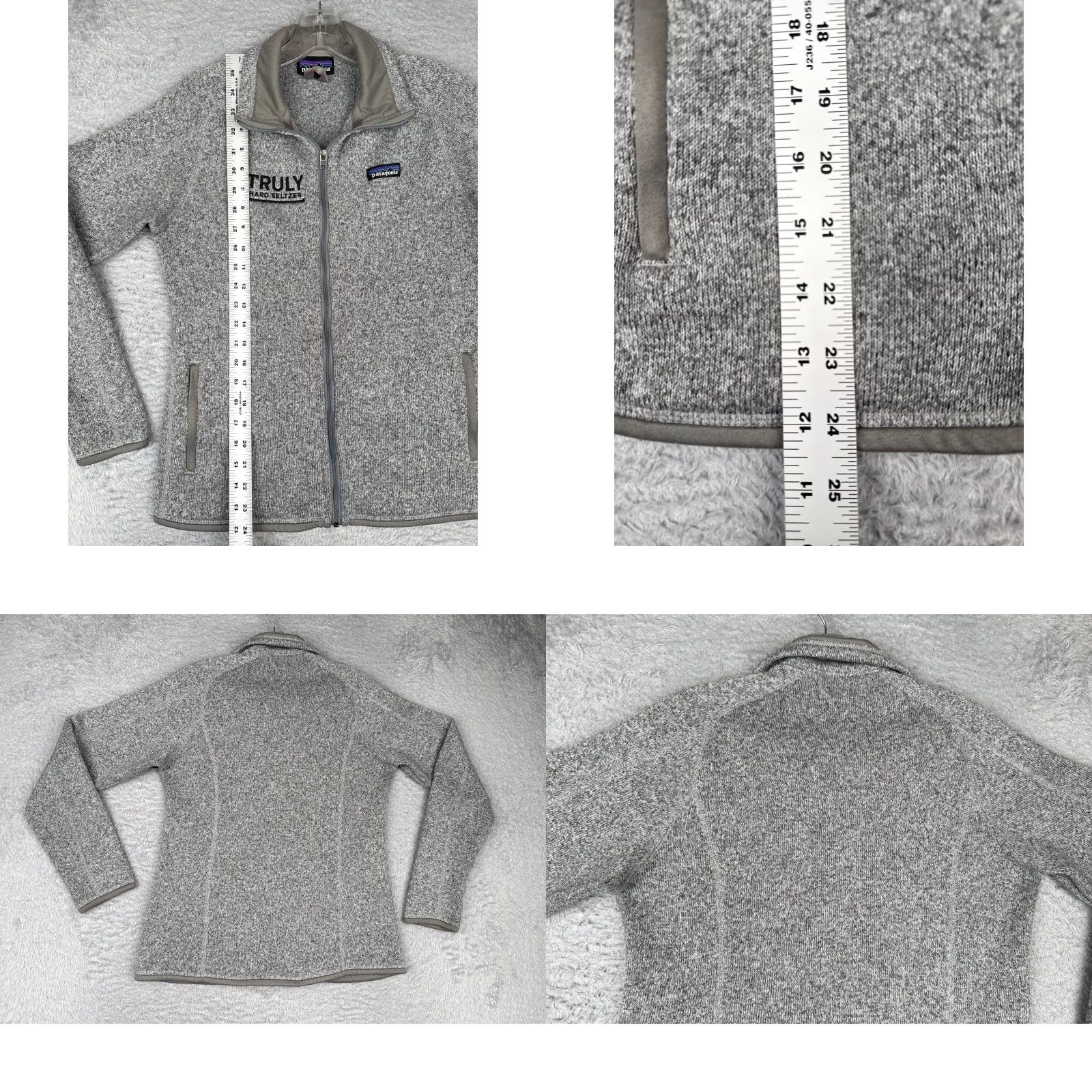 Patagonia Patagonia Jacket Women M Gray Better Sweater Jacket Knit Zip Lined Logo Embroidered Casual Travel Workwear Fall Spring Winter Size M / US 6-8 / IT 42-44 - 9 Thumbnail