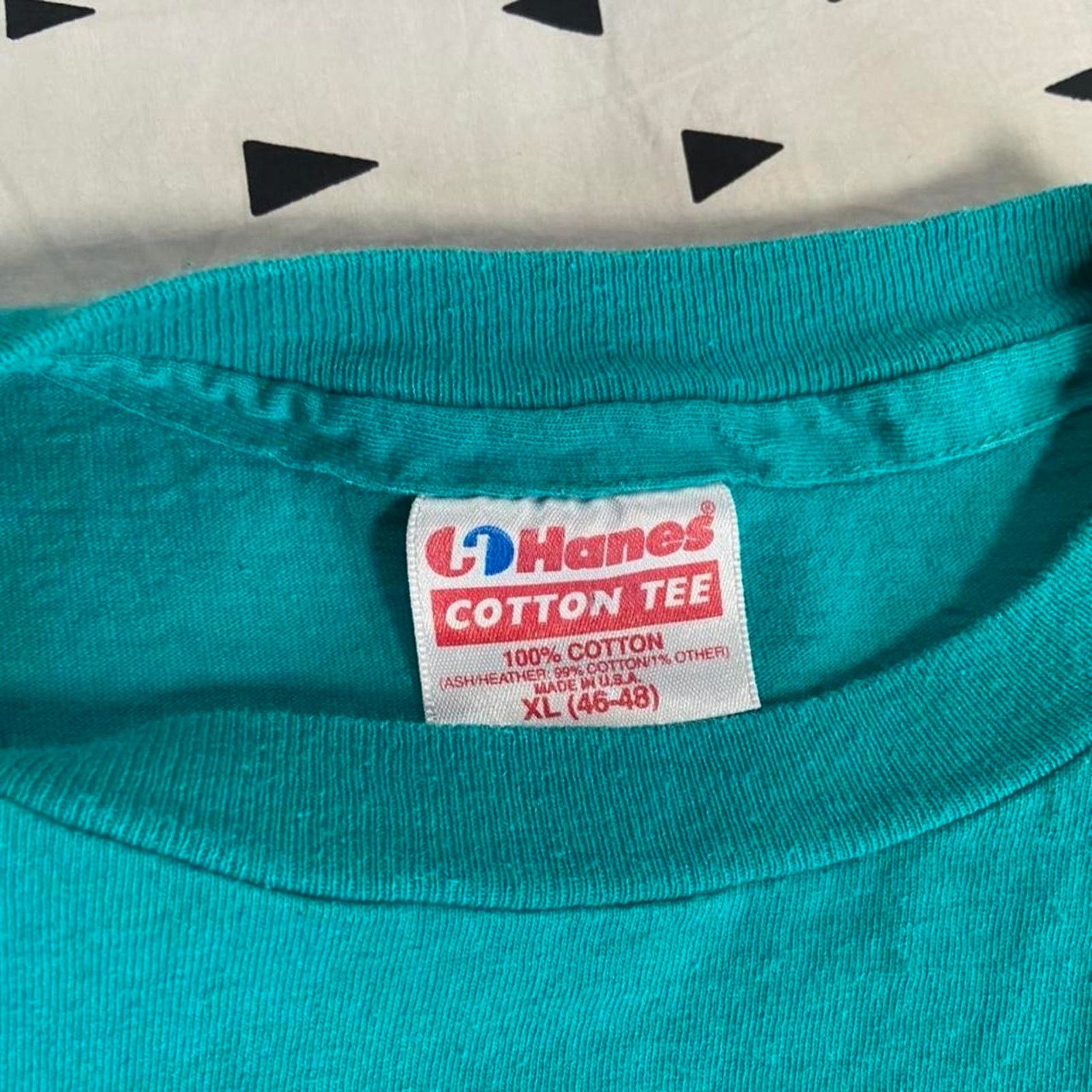 Hanes 80s hanes tee shirt single Size US XL / EU 56 / 4 - 3 Thumbnail
