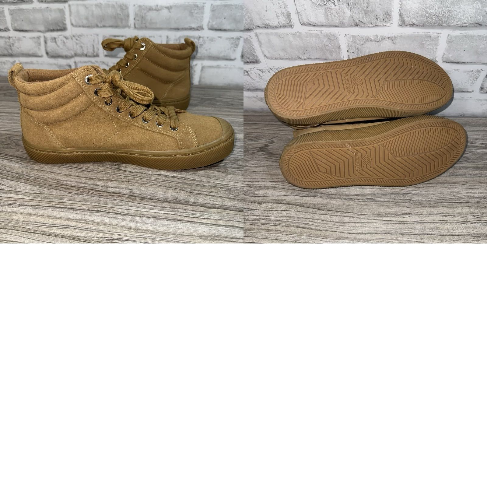 Vintage Cariuma All Camel Suede Unisex OCA Sneaker High Top Men’s 8.5 Women’s 10 EU 41 Size M / US 6-8 / IT 42-44 - 8 Thumbnail