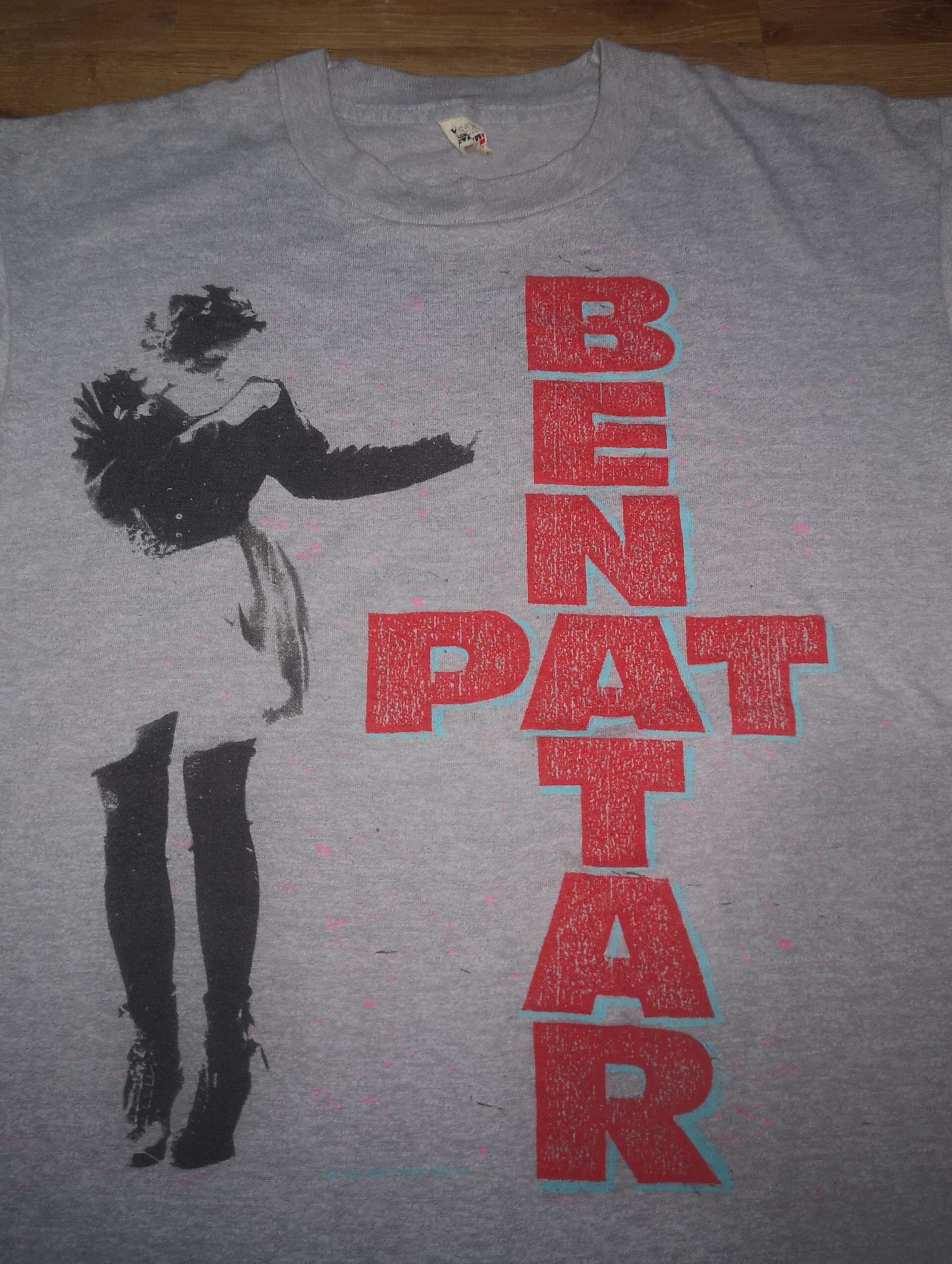 Band Tees × Vintage True Vintage 80s Solo Singer Pat Benatar Tour 1988 T Shirt Size US M / EU 48-50 / 2 - 5 Thumbnail