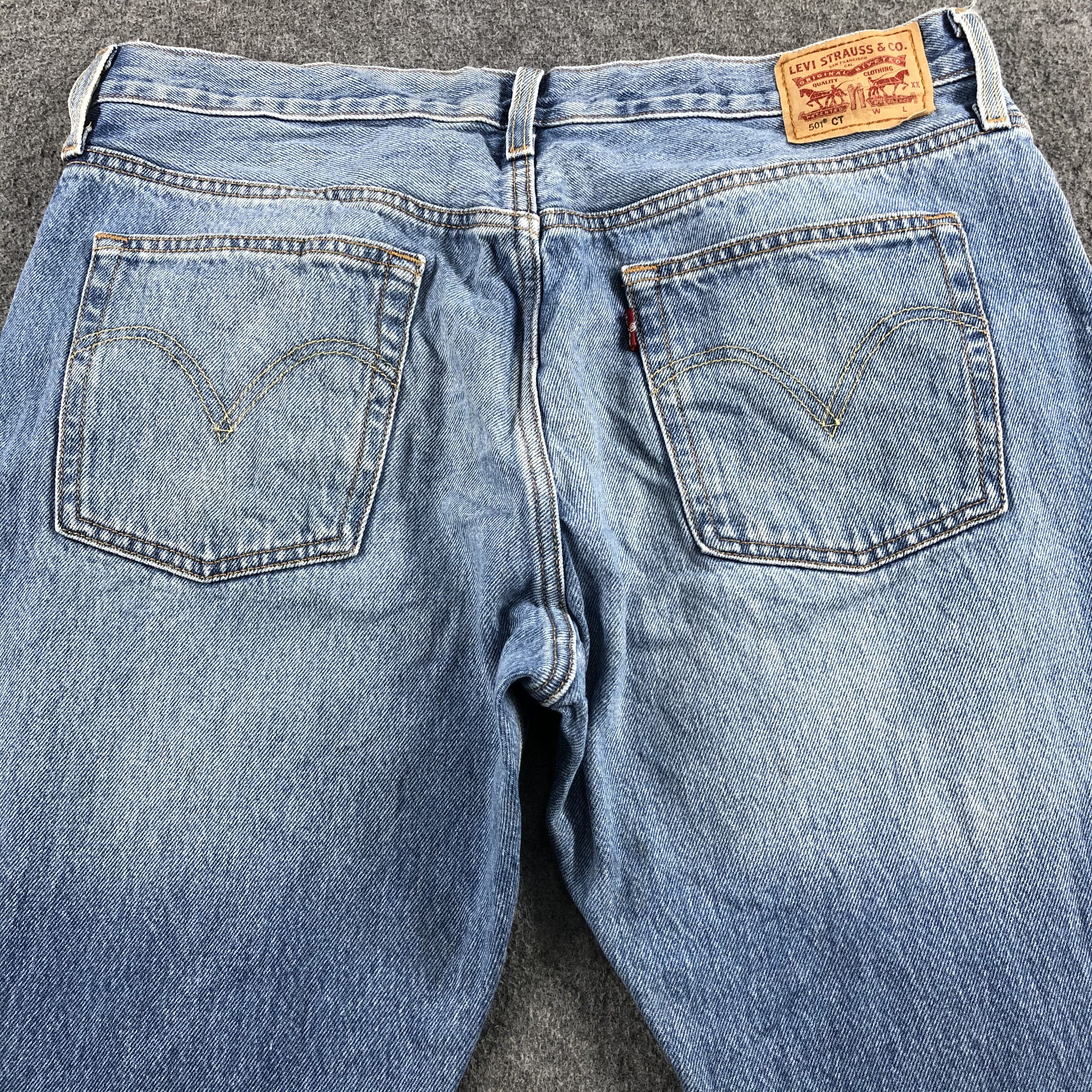 Levi's Vintage Blue Wash Levis 501 Jeans-J2064 Size US 34 / EU 50 - 4 Thumbnail