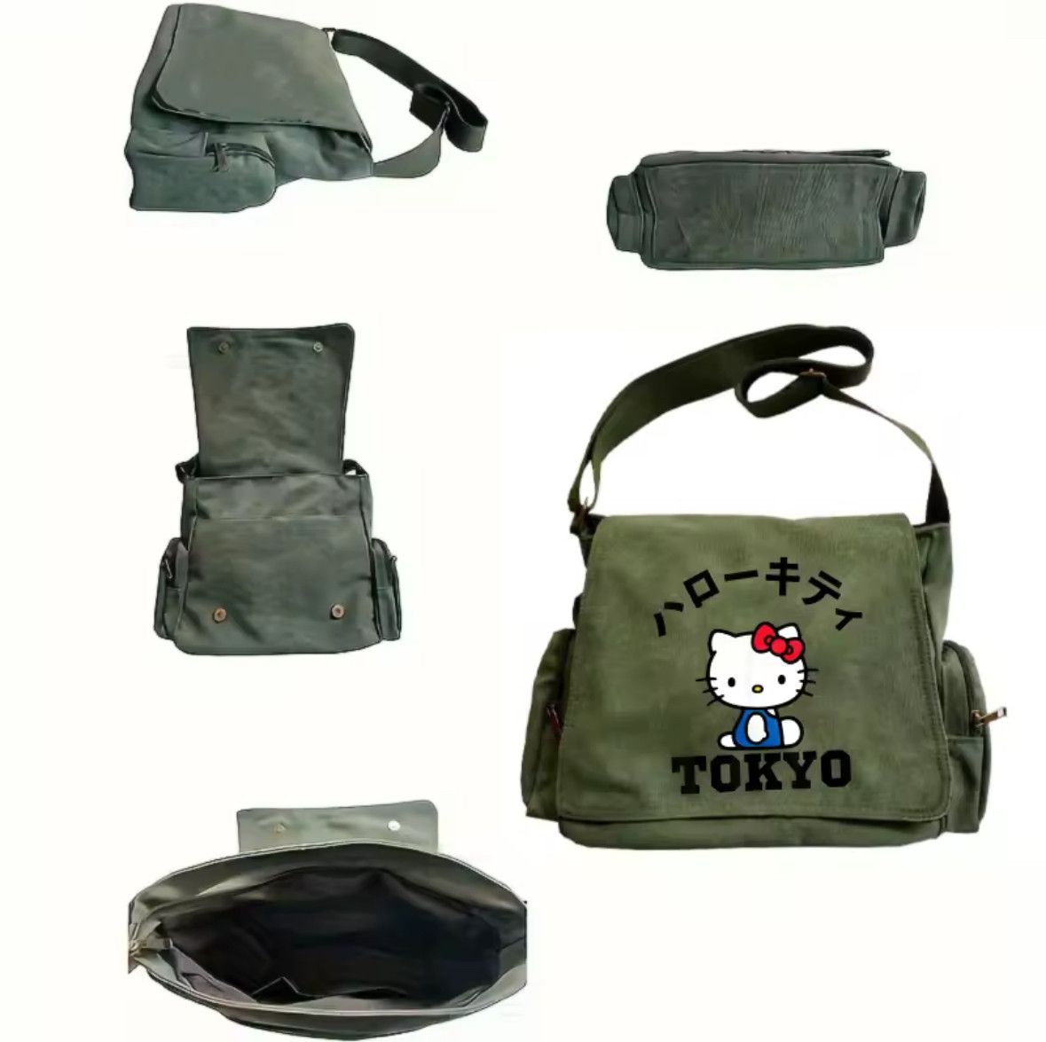 Other Work School Hello Kitty Shoulder Bag Large Messenger Bag Size ONE SIZE - 5 Thumbnail