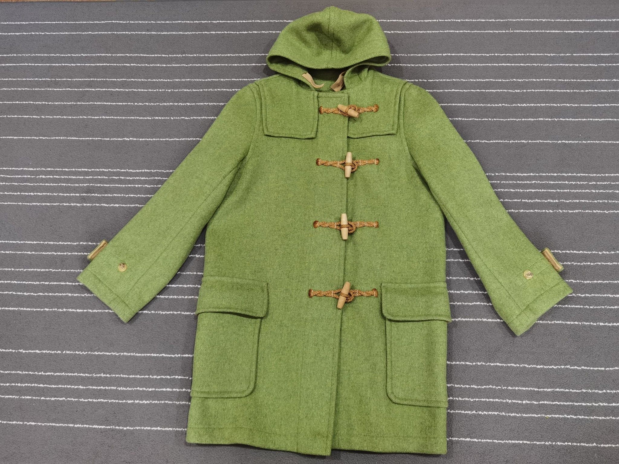 Margaret Howell MARGARET HOWELL designer wool long jacket olive M 8132 Size S / US 4 / IT 40 - 3 Thumbnail