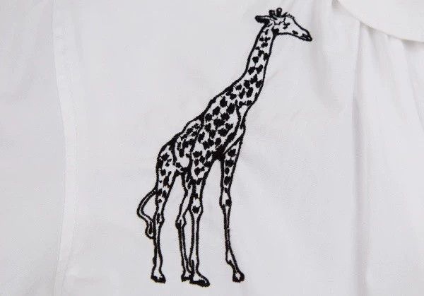 Comme des Garcons comme des garcons | 1980s animal embroidered round neck lin Size US M / EU 48-50 / 2 - 3 Thumbnail