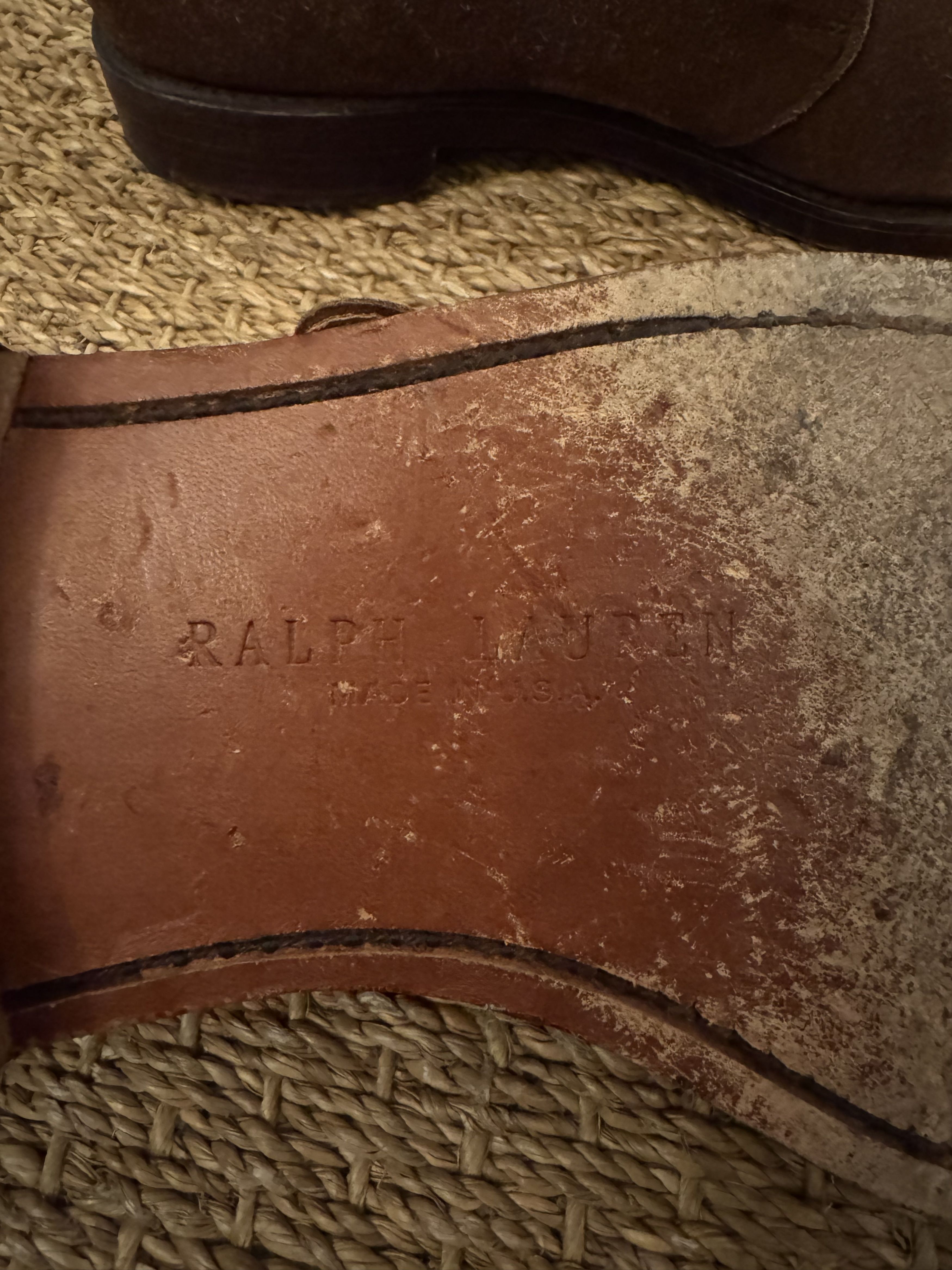 Polo Ralph Lauren Polo Ralph Lauren (MiUSA Vintage) - Monk Strap - Snuff Suede Size US 11 / EU 44 - 4 Thumbnail