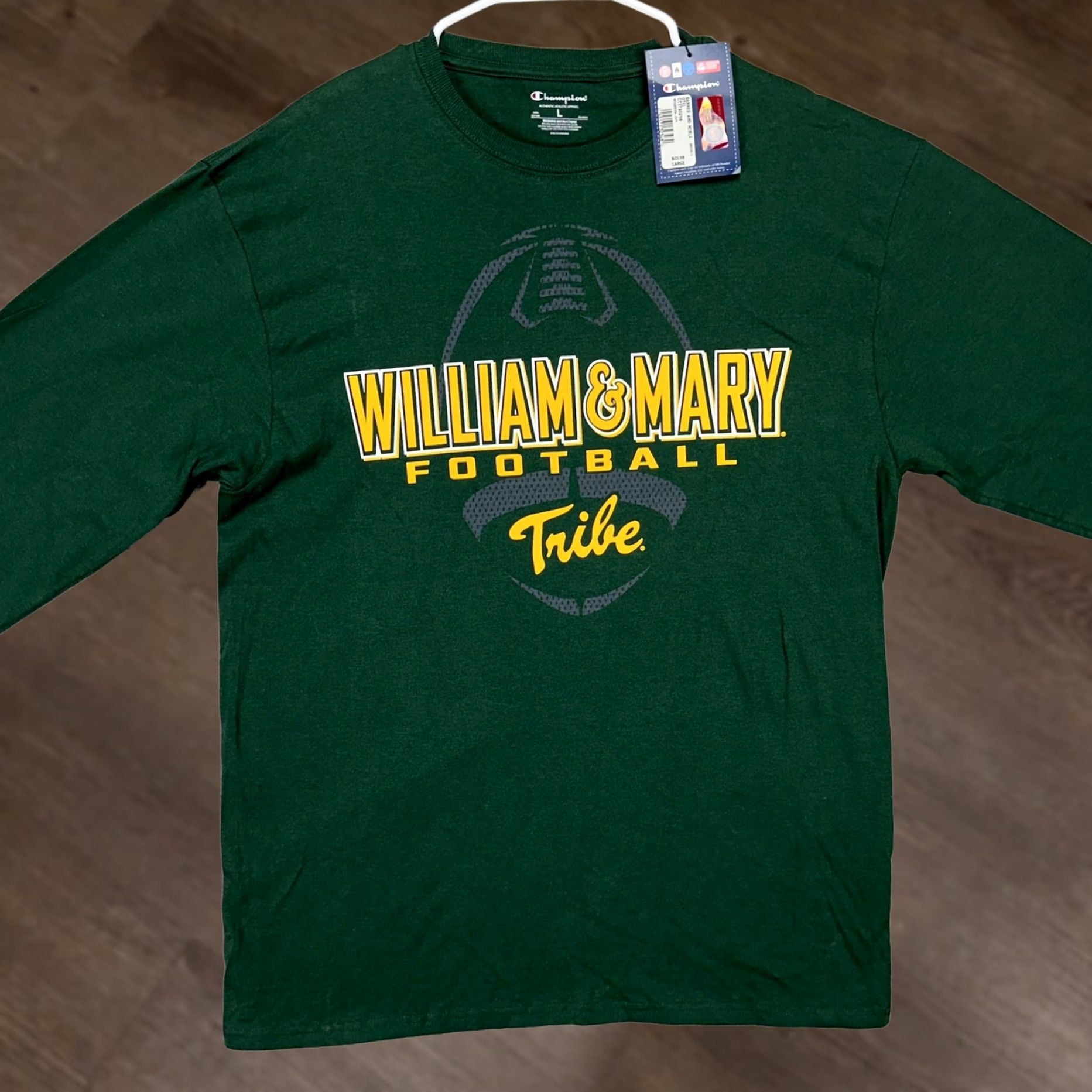 Champion Champion Adult Men Pullover Sweatshirt Large Green Graphic Print Long Sleeve NEW Size US L / EU 52-54 / 3 - 1 Thumbnail