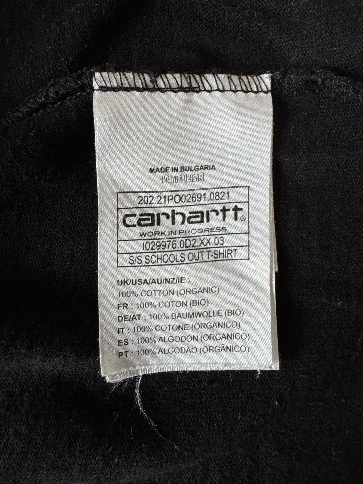 Carhartt 🔥🔥 Carhartt WIP Schools Out T-Shirt Size US L / EU 52-54 / 3 - 6 Thumbnail