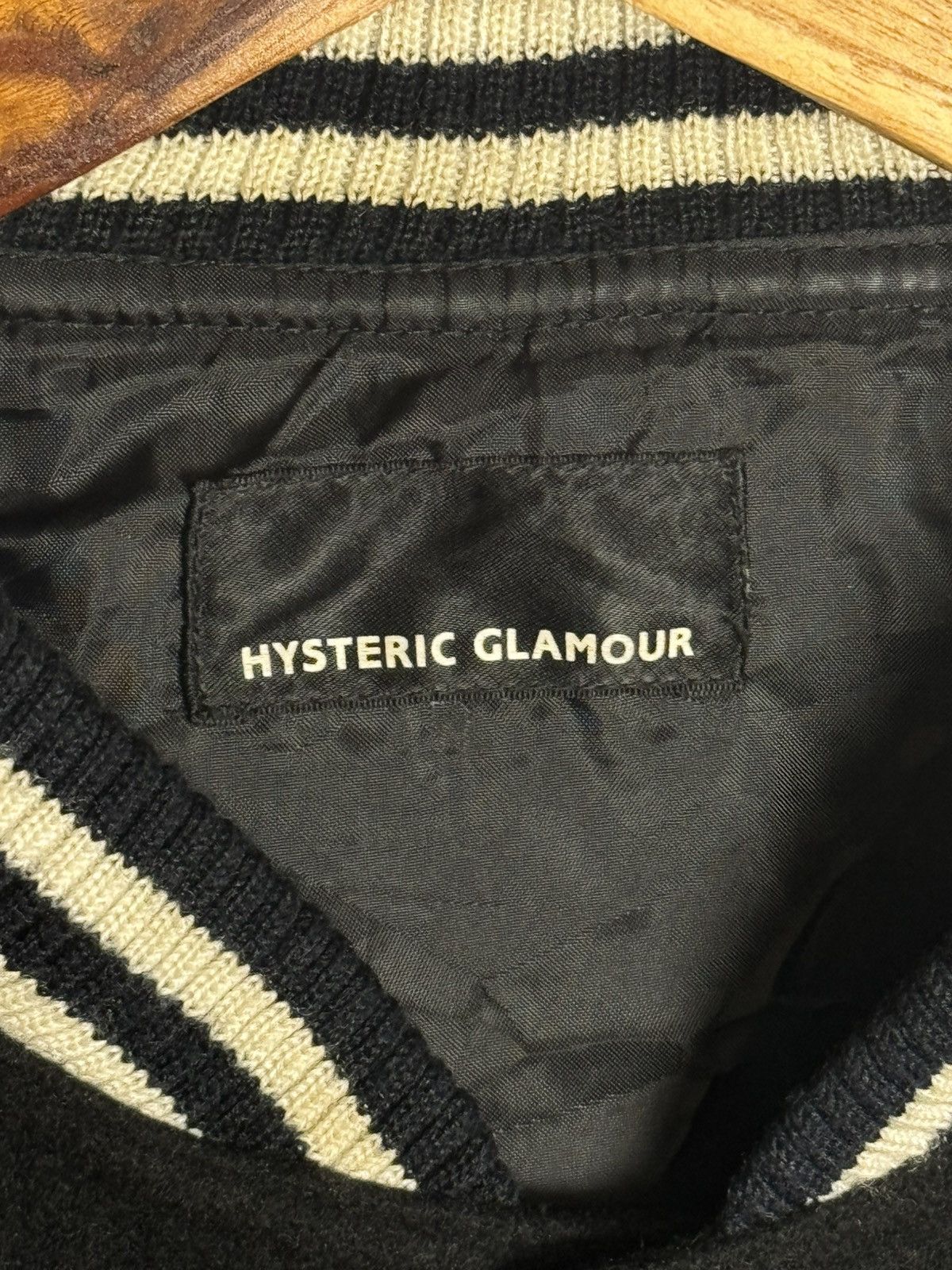 Hysteric Glamour vintage 1990s ‼️Hysteric Glamour Lubma varsity jacket Size US L / EU 52-54 / 3 - 11 Thumbnail