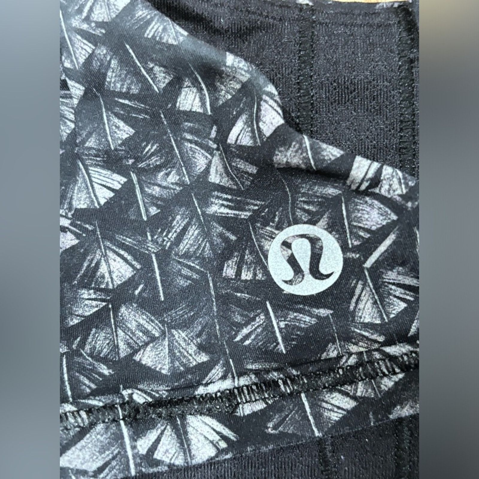 Lululemon LULULEMON Free To Be Zen Iridescent Multi Black Sports Bra Size ONE SIZE - 4 Thumbnail