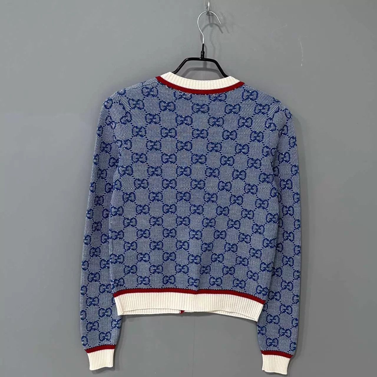 Gucci GUCCI Mist Blue Gold Button Cardigan XXS 99 New Size XXS / US 00 / IT 34 - 3 Thumbnail