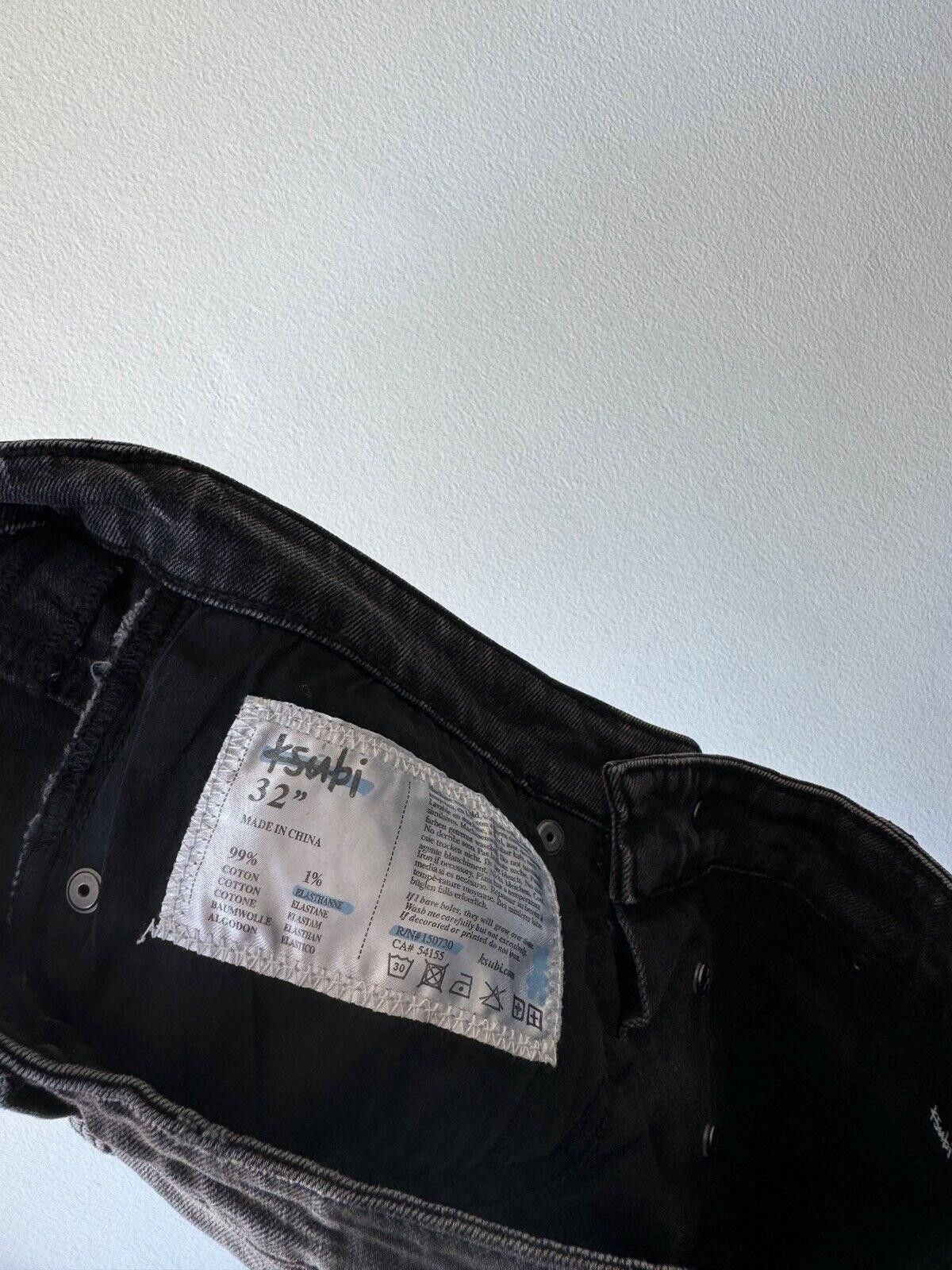 Ksubi new Ksubi mens denim jean jeans 32 chitch chamber black Size US 32 / EU 48 - 8 Thumbnail