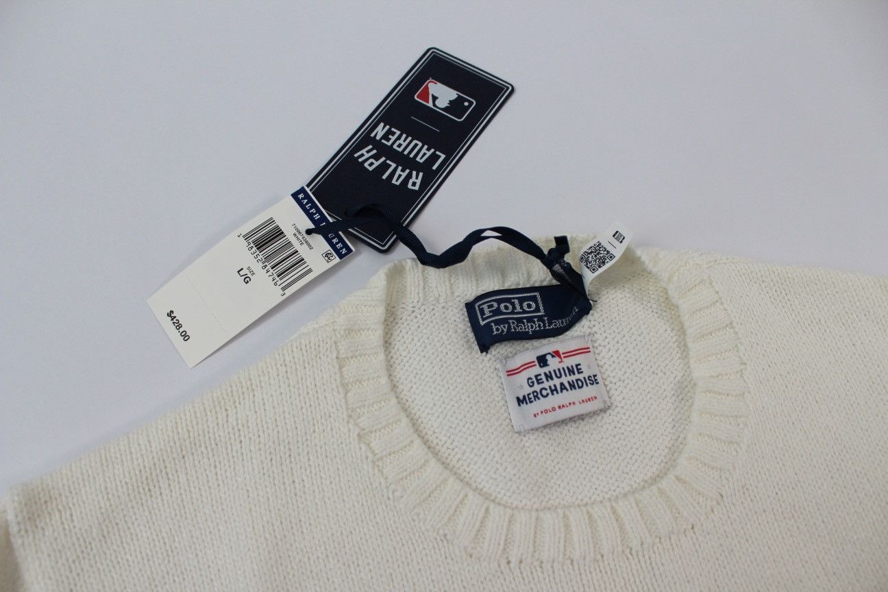 Polo Ralph Lauren Polo Ralph Lauren Yankees Bear Sweater Size US L / EU 52-54 / 3 - 5 Thumbnail