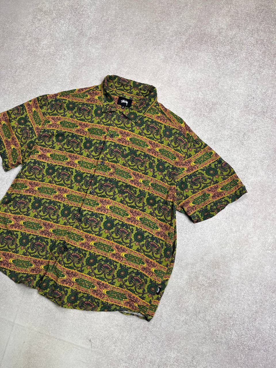 Stussy Vintage Stussy Hawaiian Abstract Shirt Y2K M Size US M / EU 48-50 / 2 - 2 Thumbnail