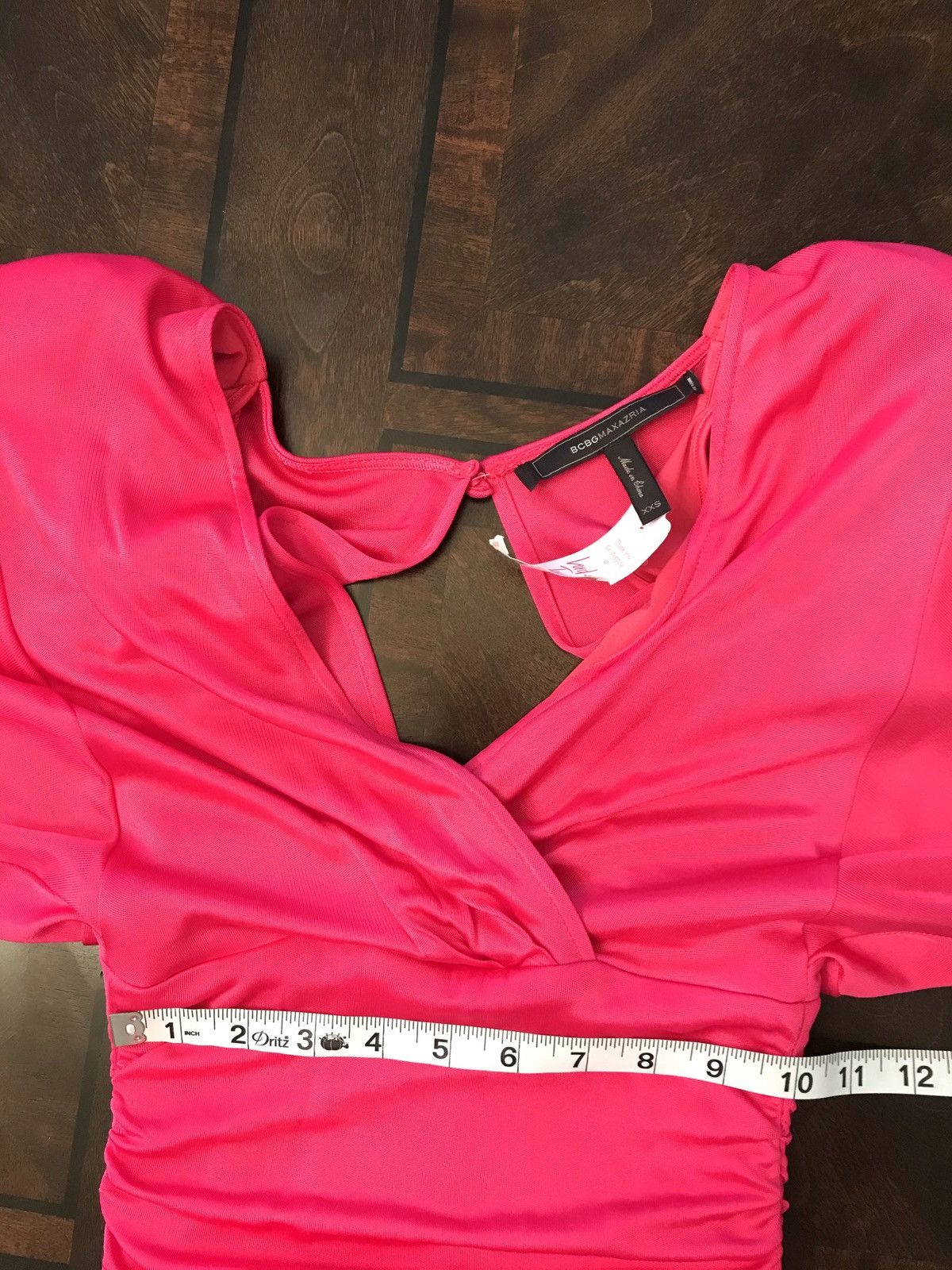 a hot pink dress Audrey Dress Short Sleeve (Hot Pink) S main image 1