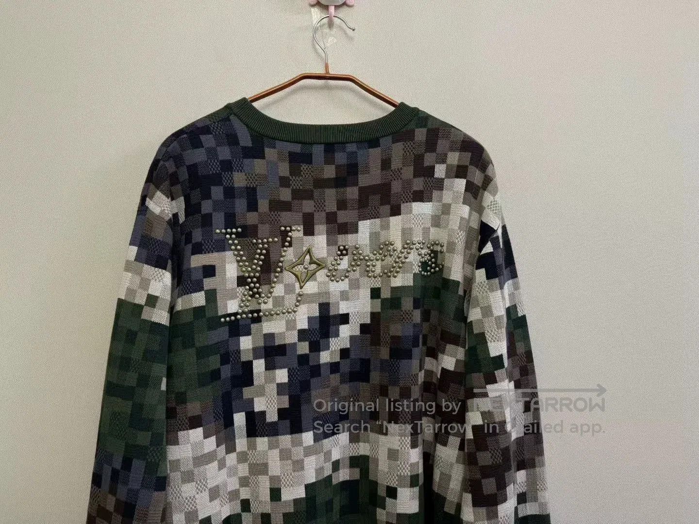 Louis Vuitton LV x Pharrell Camo Logo Sweater. Size US XXL / EU 58 / 5 - 5 Thumbnail