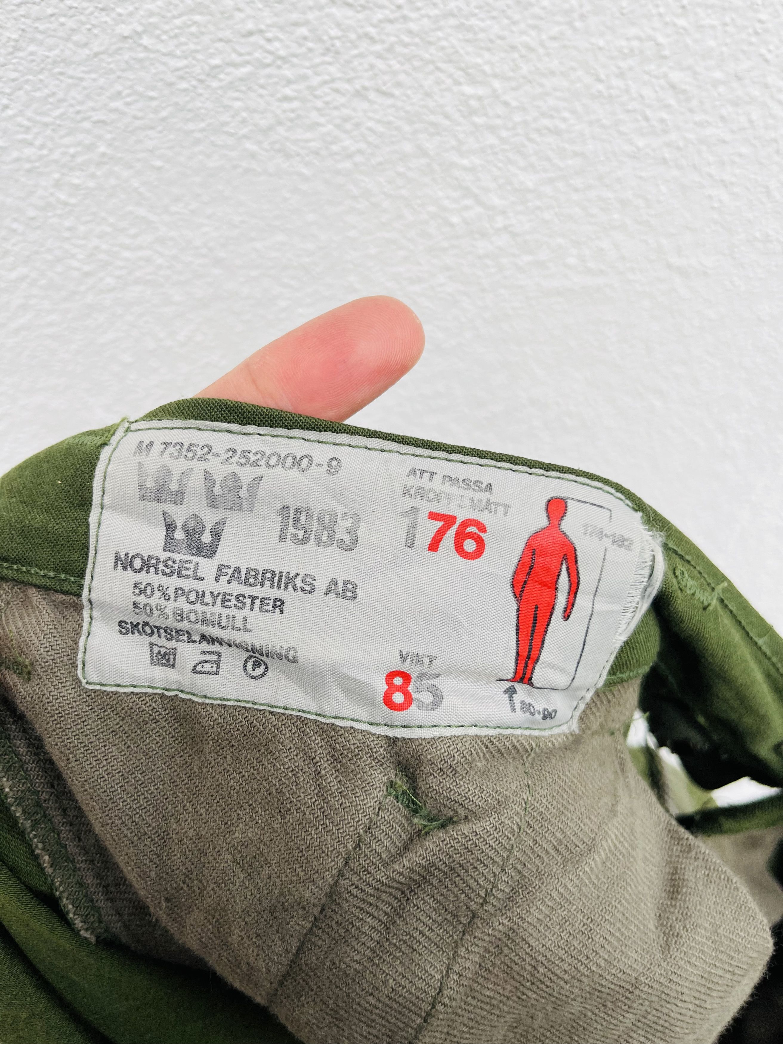 Vintage Vintage 80s Military Army Streetwear Fashion Style Size US 37 - 12 Thumbnail