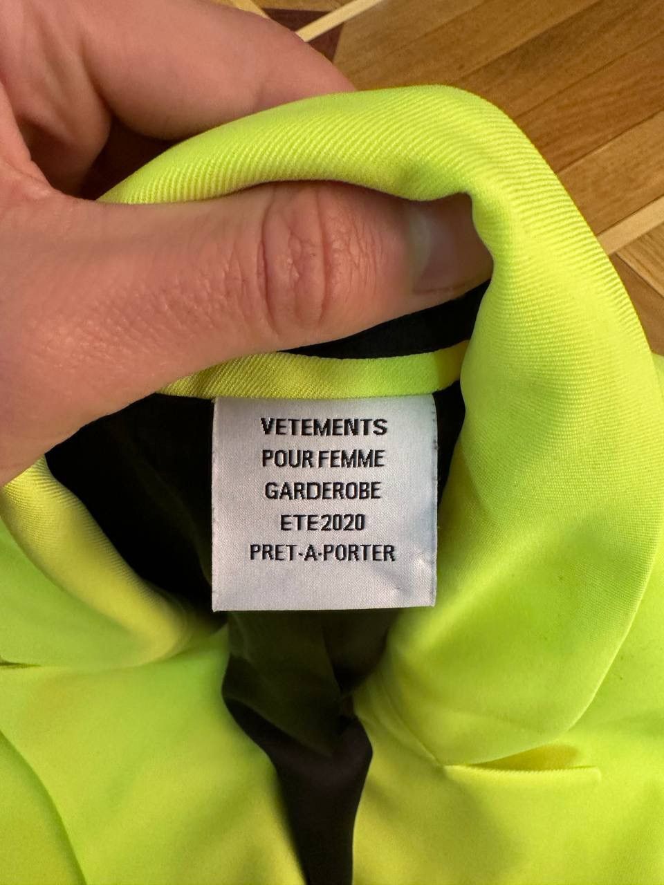Vetements Vetements Yellow Blazer Size 34R - 4 Thumbnail