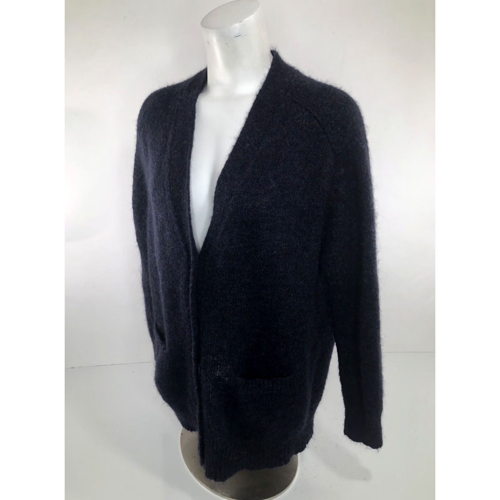 Ralph Lauren Ralph Lauren / Denim & Supply / Cardigan / Women / XL / Blue / Mohair / Italian Yarn / Sweater Size XL / US 12-14 / IT 48-50 - 3 Thumbnail