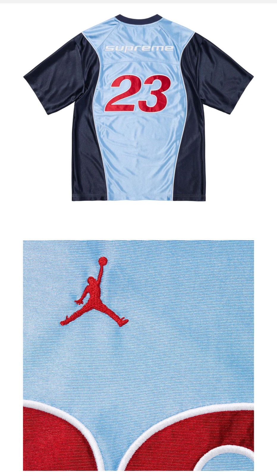 Jordan Brand × Nike × Supreme Supreme Jordan Warm Up Jersey Light 