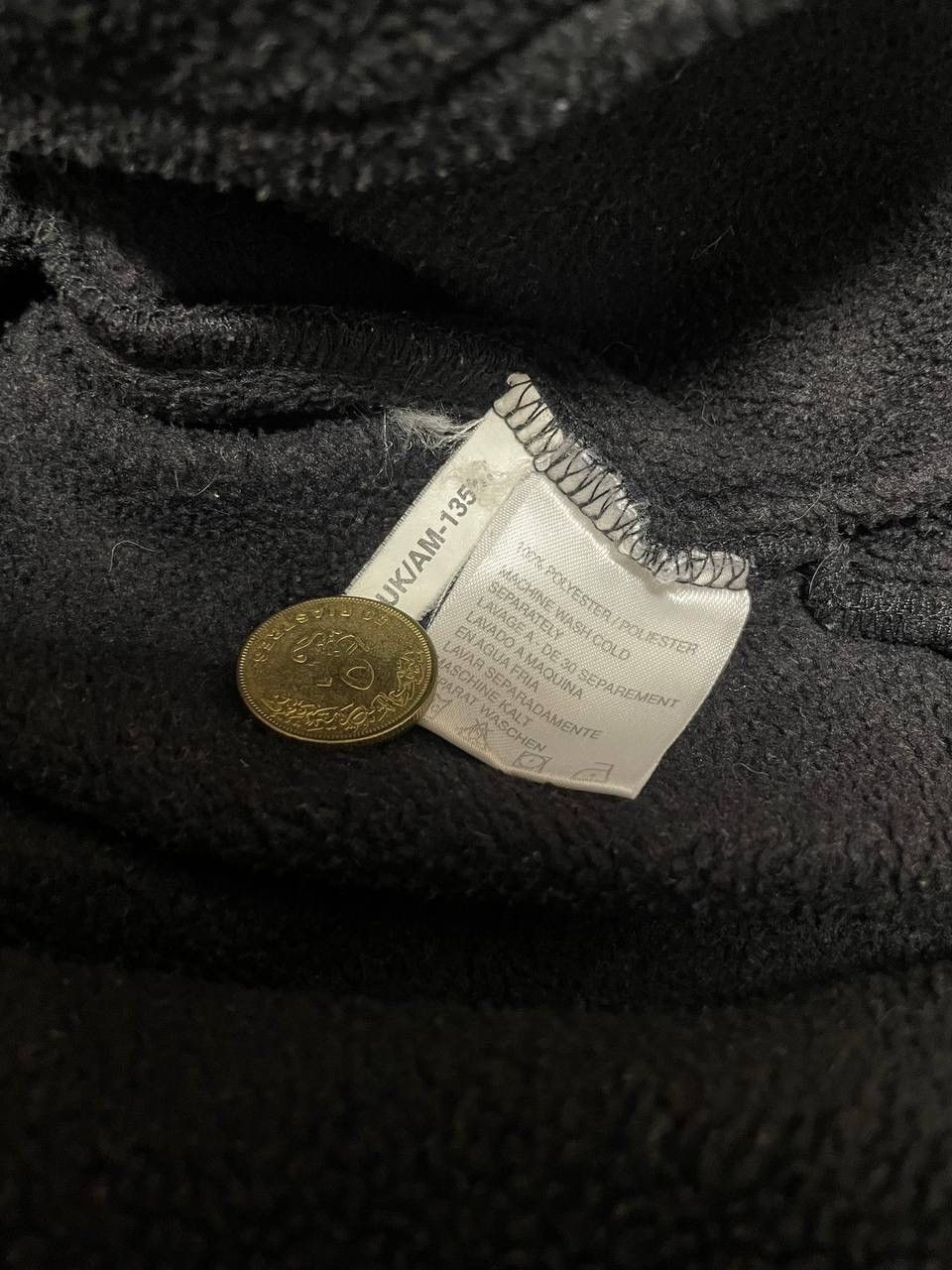 Yves Saint Laurent Fleece YSL Sweatshirt 1/4 Zip Black/Grey. Size US L / EU 52-54 / 3 - 4 Thumbnail