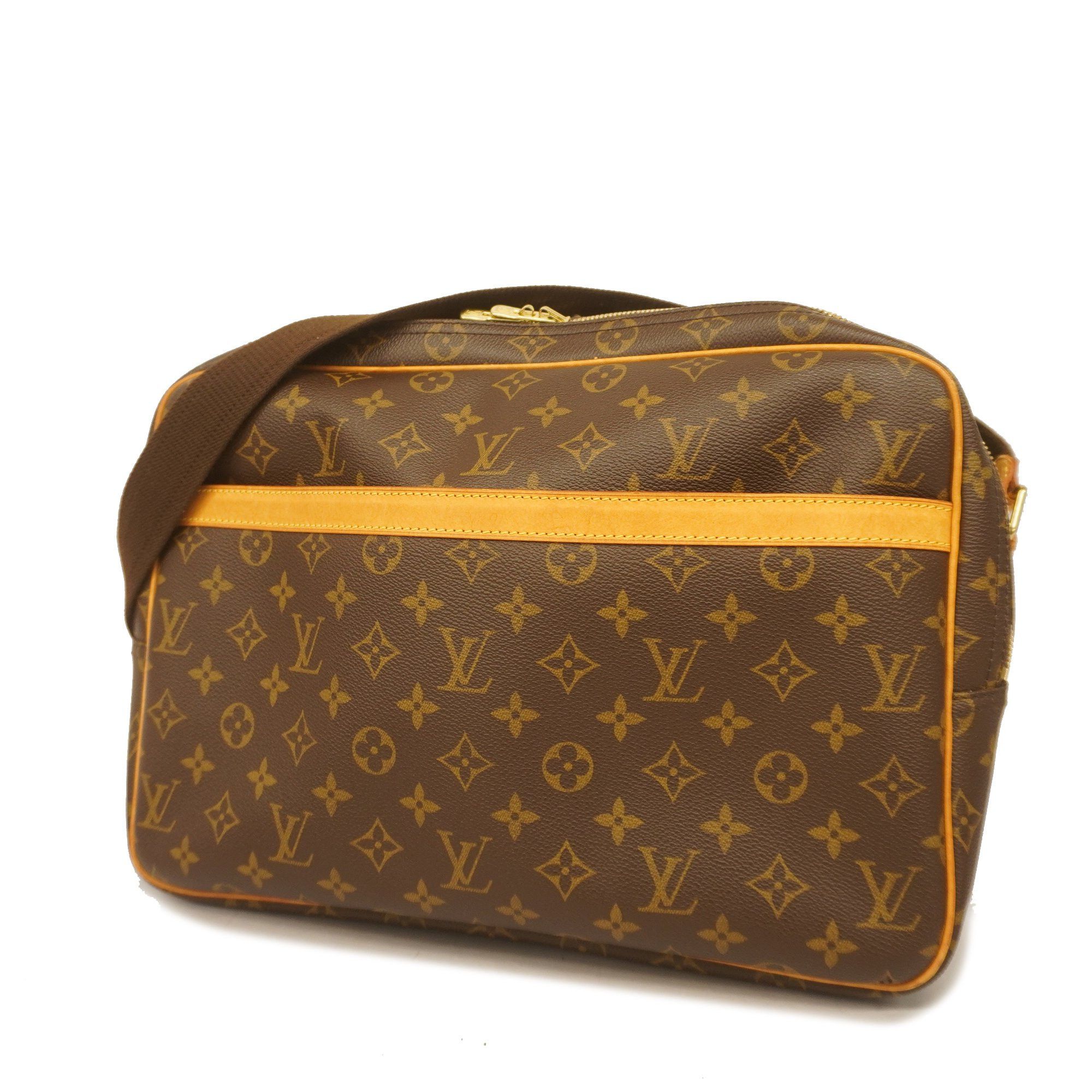 Auth Louis Vuitton Monogram Reporter GM M45252 Women's Shoulder Bag