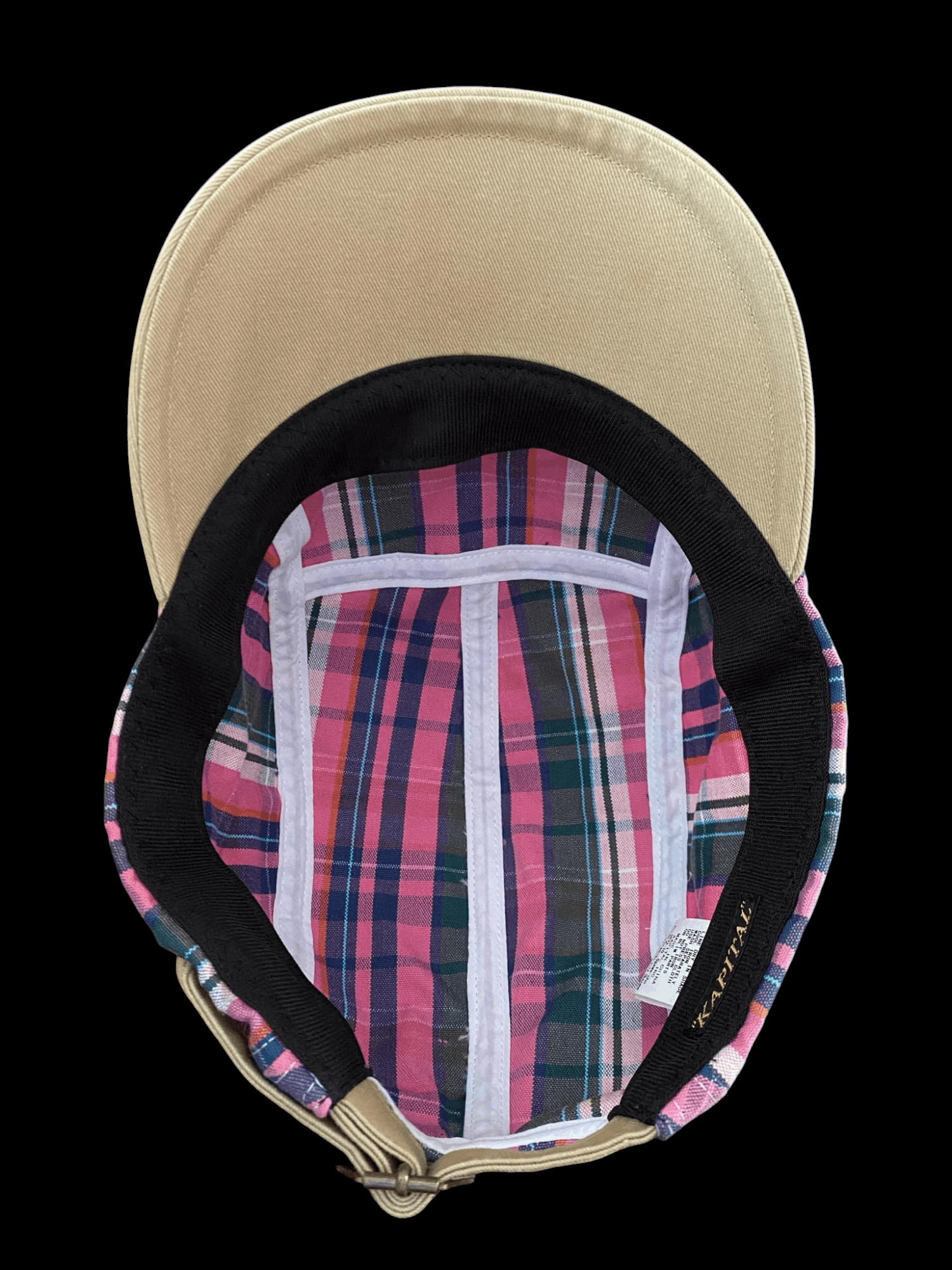 Kapital Kapital 5 Panel Hat Cap Plaid Pattern Size ONE SIZE - 3 Thumbnail