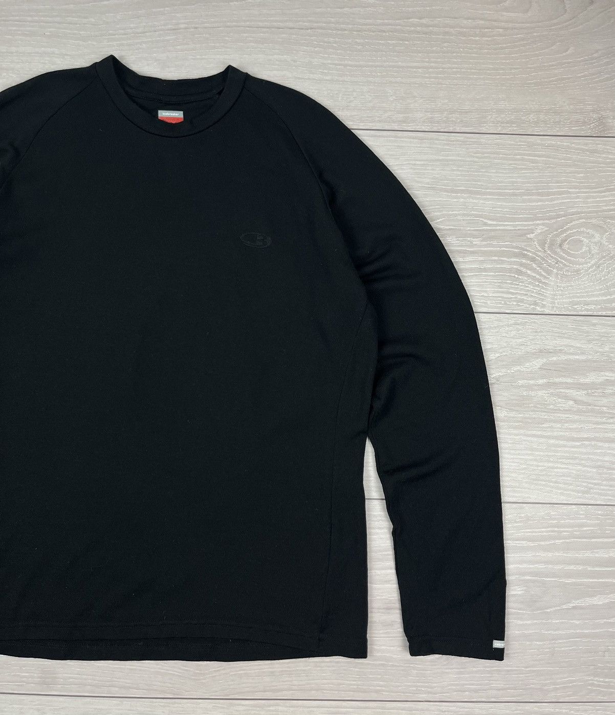 Icebreaker Icebreaker Bodyfit 260 Merino Wool Black Crew Neck Sweater Size US L / EU 52-54 / 3 - 2 Thumbnail