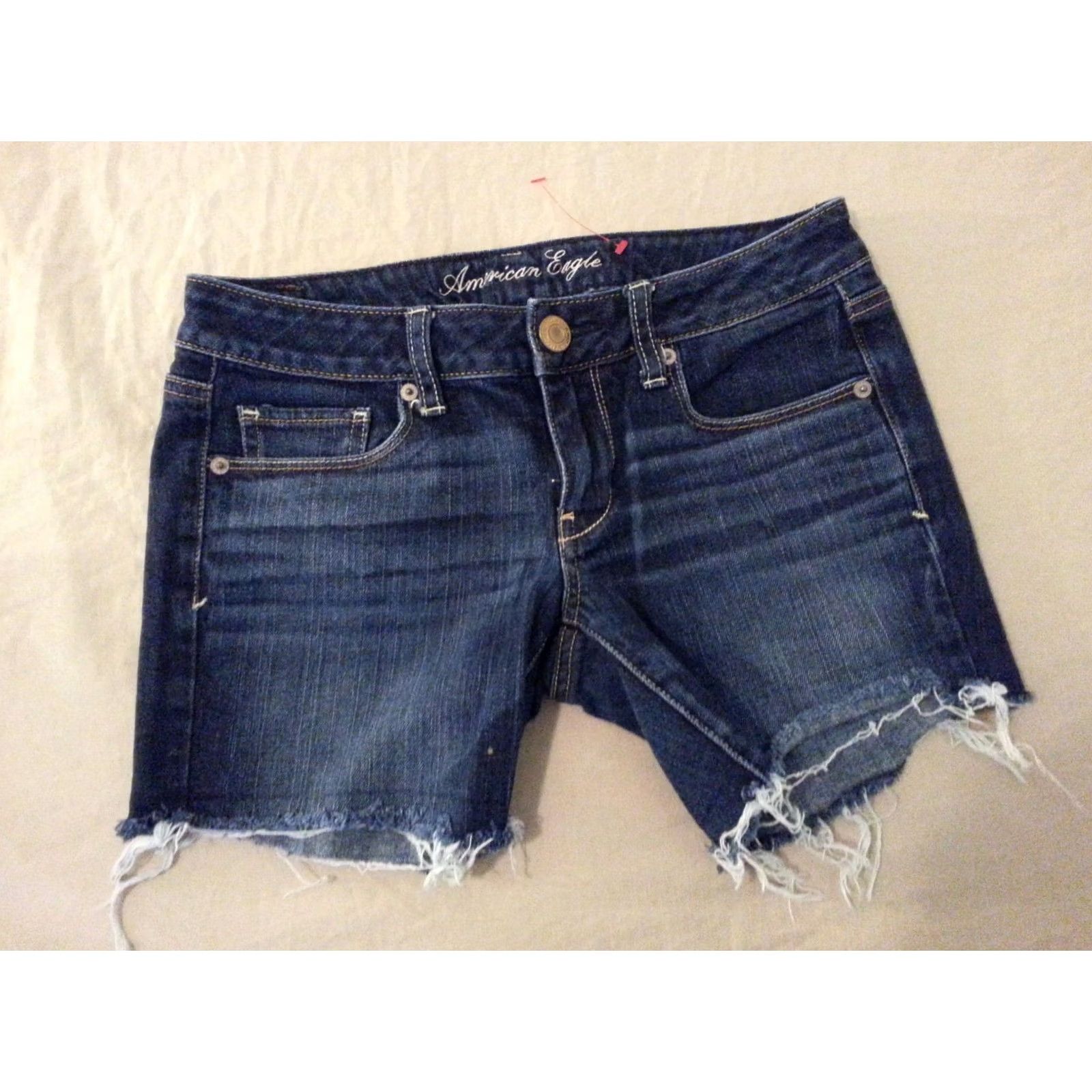 American Eagle Outfitters Womens American Eagle Outfitters Denim Shorts 4 Jean Size 27" / US 4 / IT 40 - 2 Thumbnail